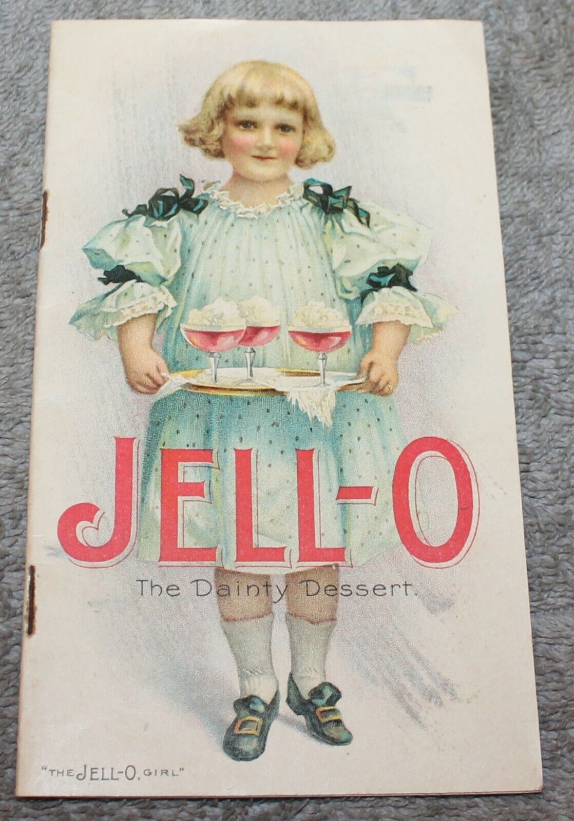 RARE 1905 GENESEE PURE FOOD JELL-O RECIPE BOOKLET ORIG MAILING LETTER/ENVELOPE