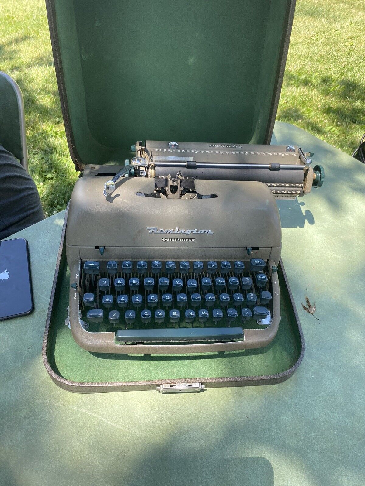 Vintage Remington Rand 1950’s Portable Typewriter