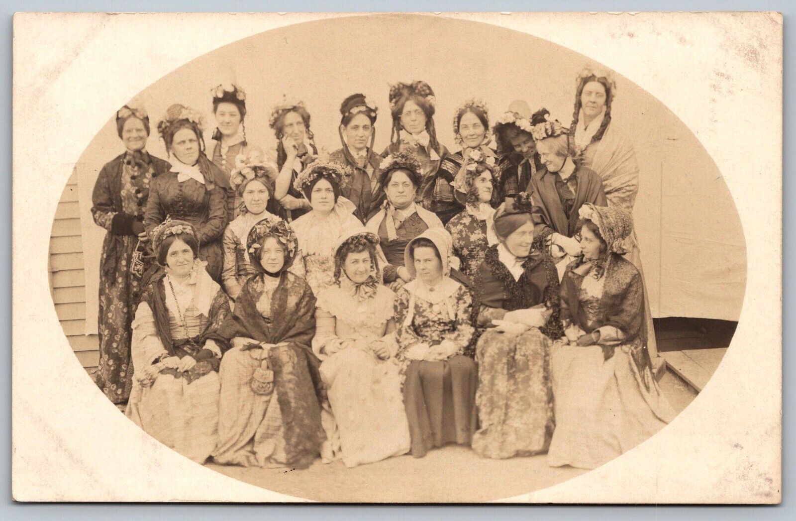 RPPC Group of 20 Ladies Wearing Hats Real Photo Postcard Cyko 1904 - 1920s J9