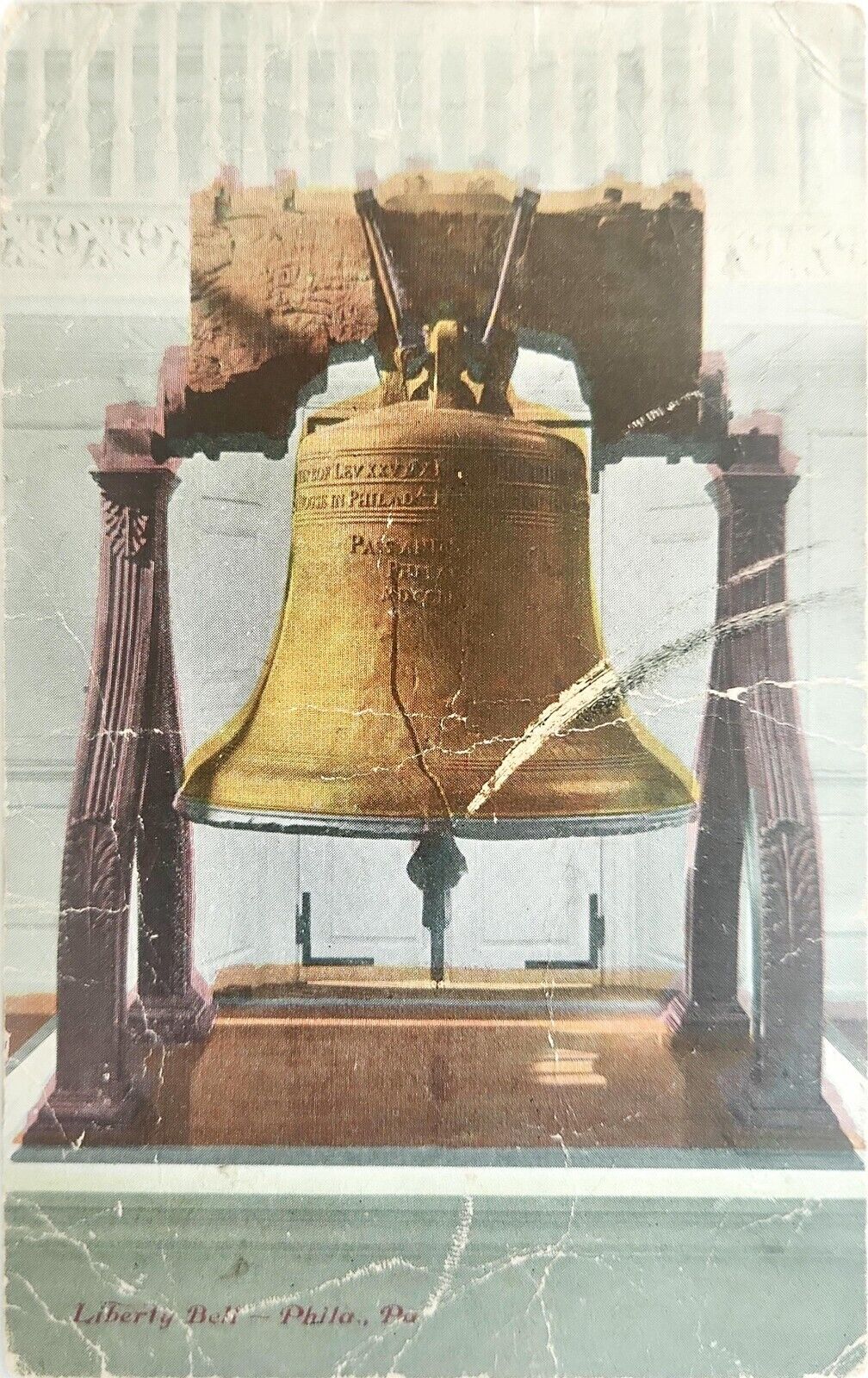 Vintage Early 1900s World Post Card Co. Postcard: Philadelphia Liberty Bell