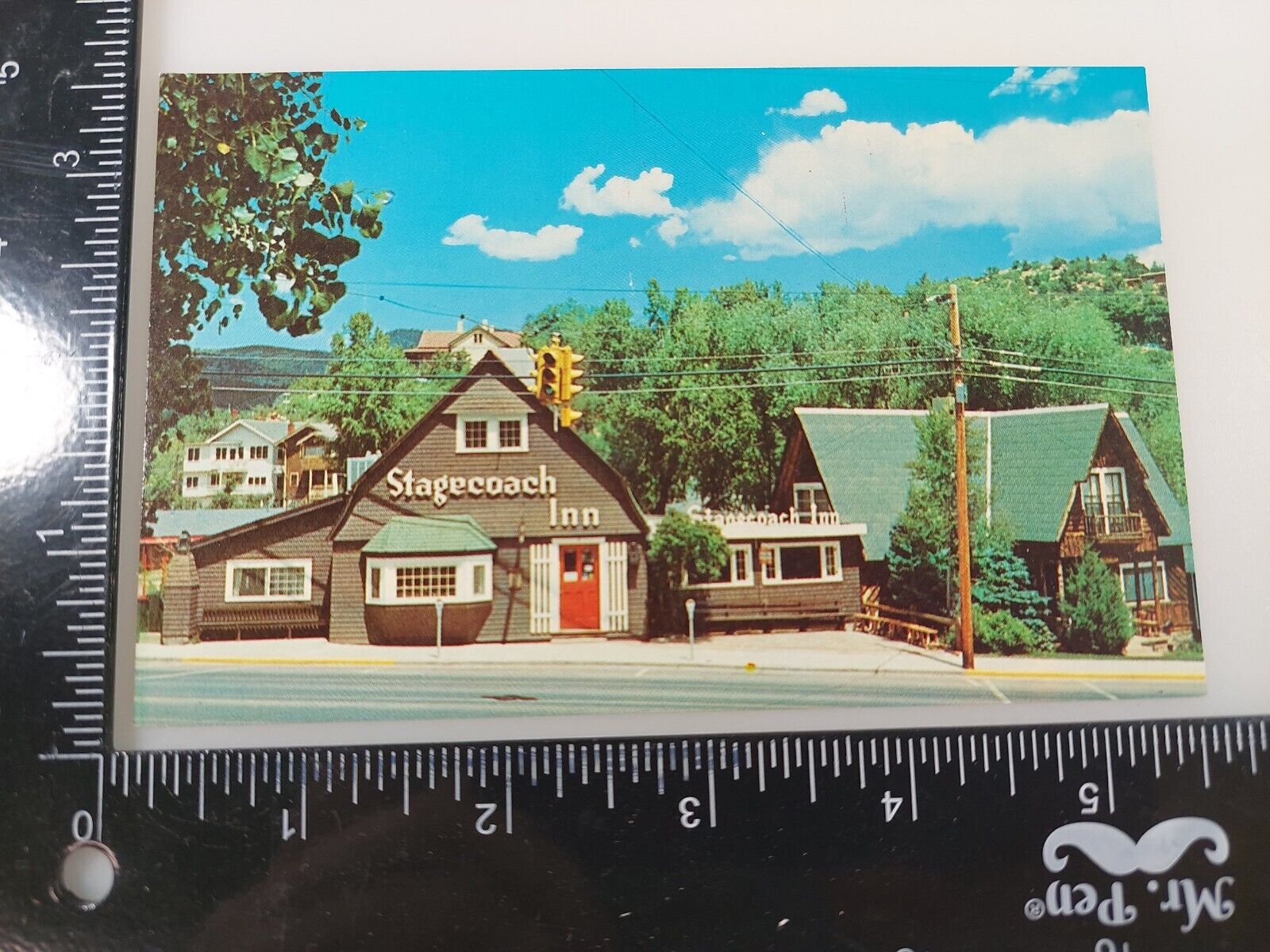 Manitou Springs, Colorado Postcard STAGECOACH INN RESTAURANT Roadside - 1960