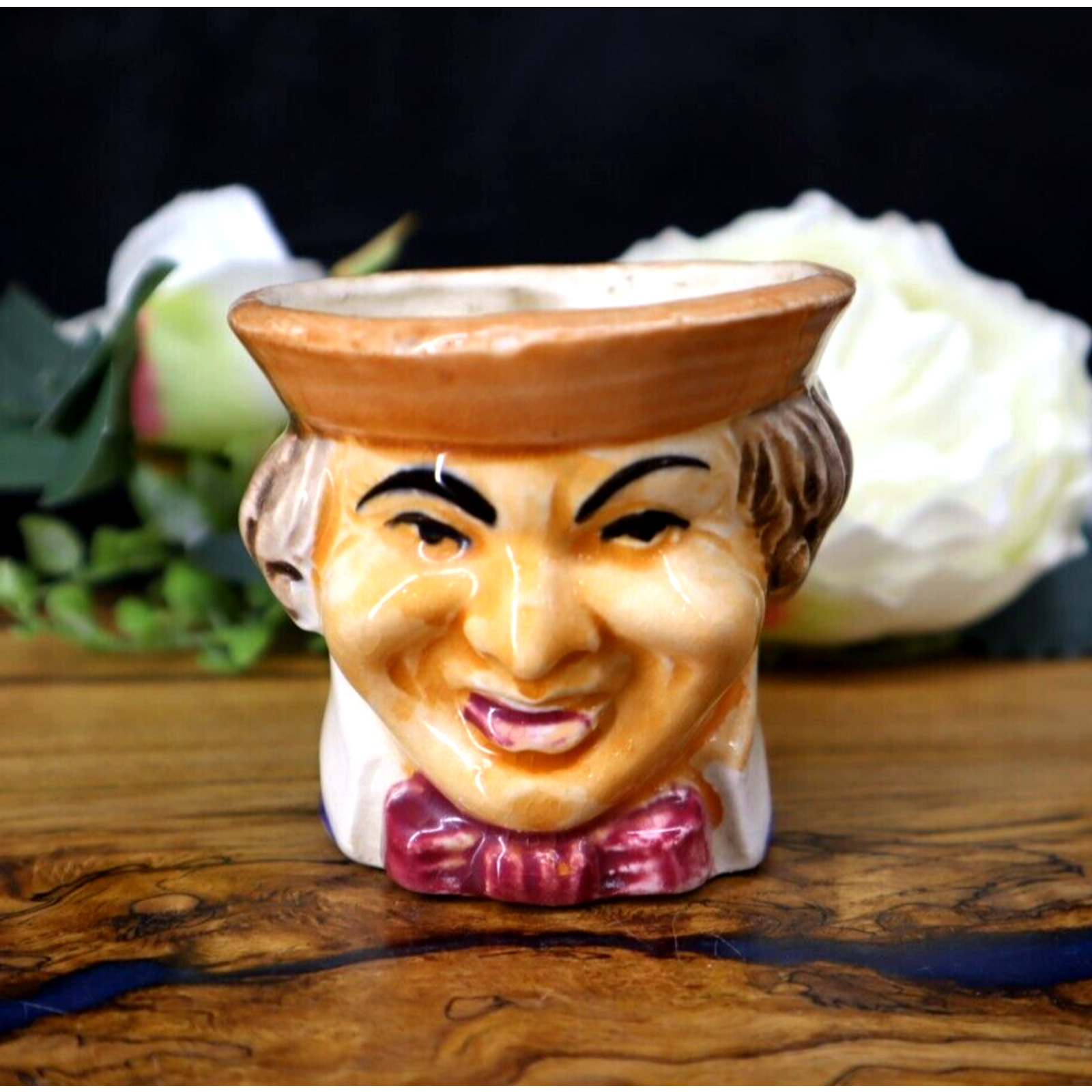 Vintage Toby Mug Colonial Man Face Vintage Made in Japan Small Mug Collector