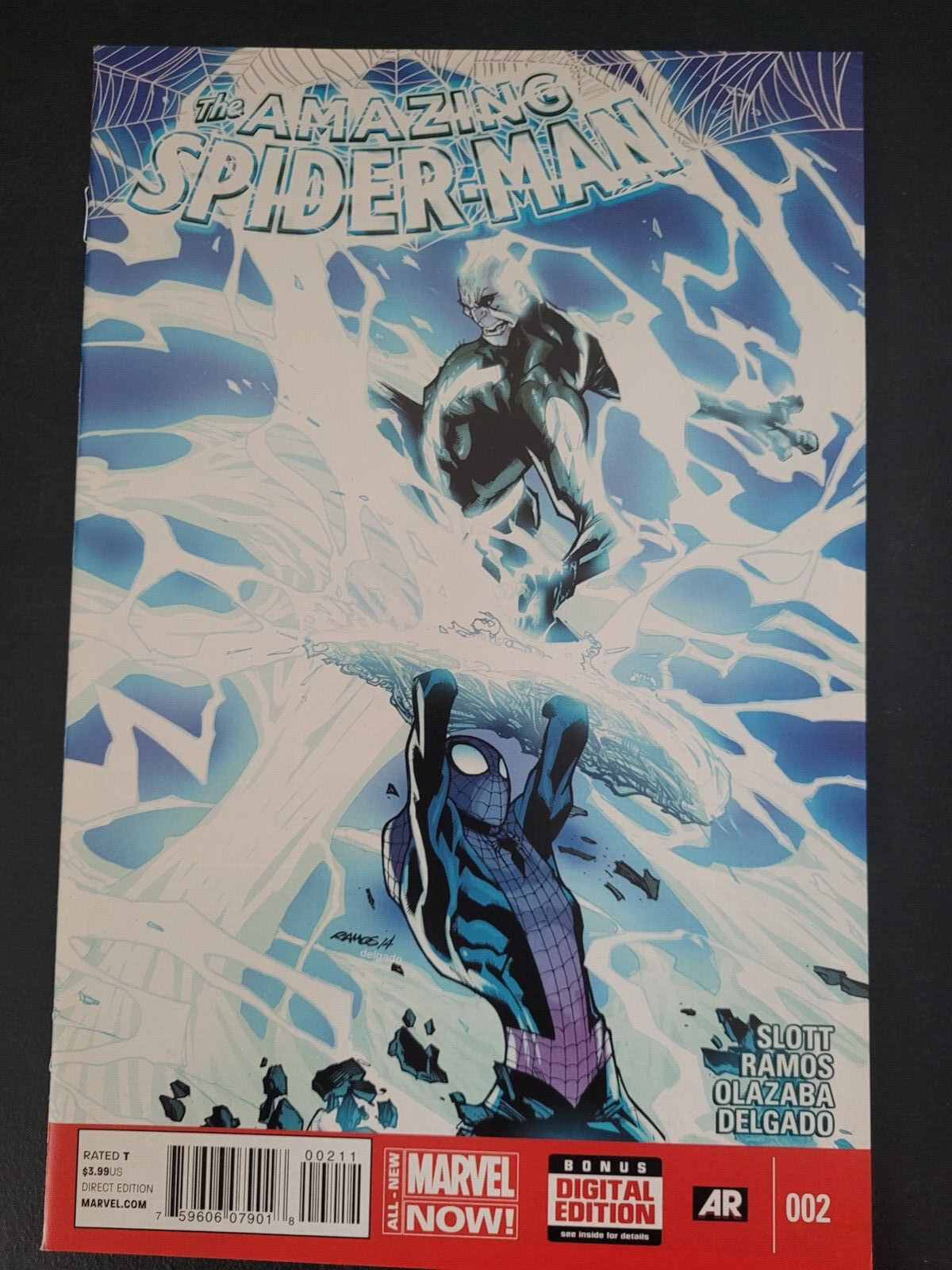 THE AMAZING SPIDER-MAN #2 (2014) MARVEL 2ND CAMEO APPEARANCE CINDY MOON (SILK)