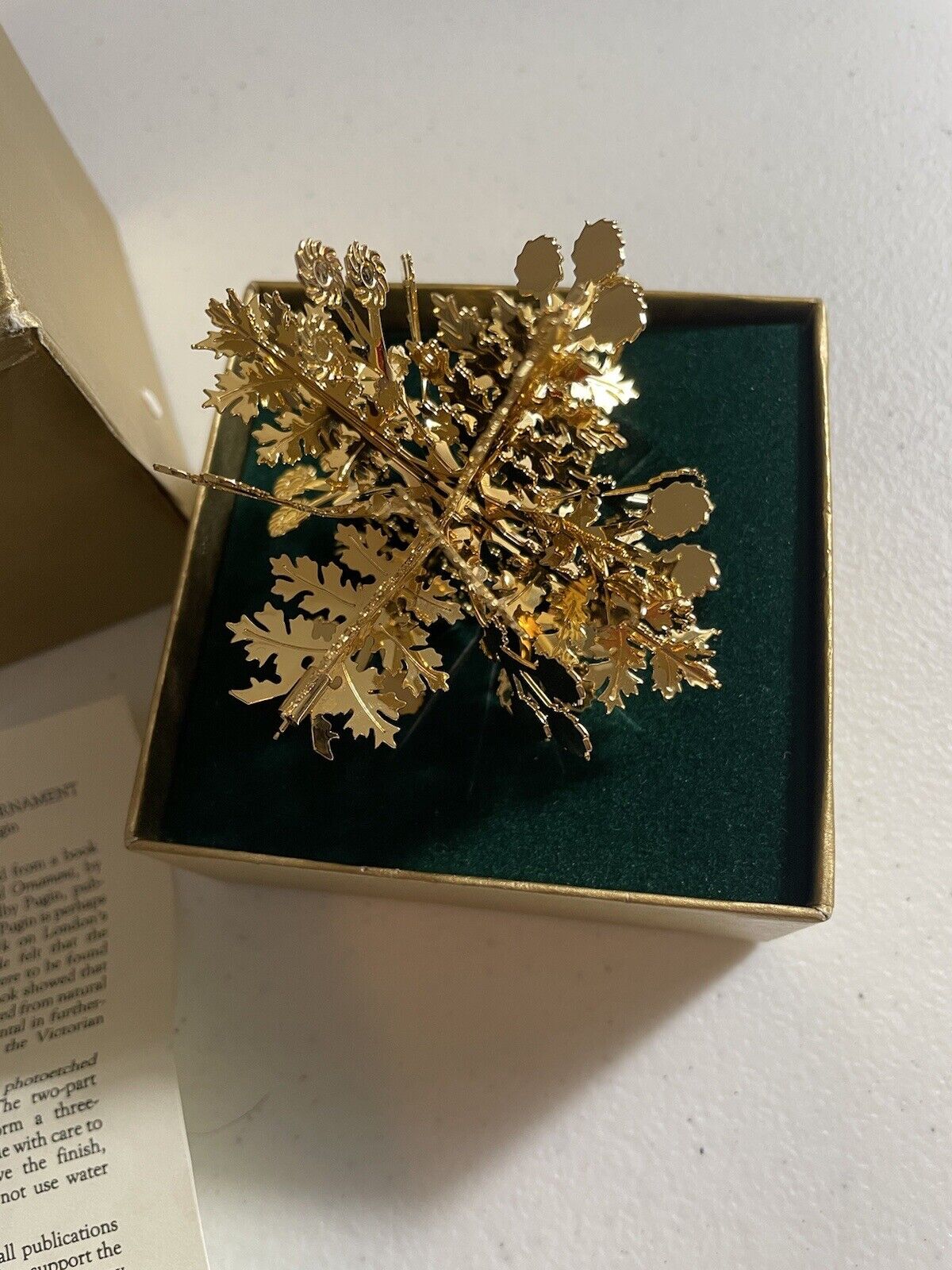 Brass Gold-plated Three-Dimensional Ornament Metropolitan Museum of Art New York