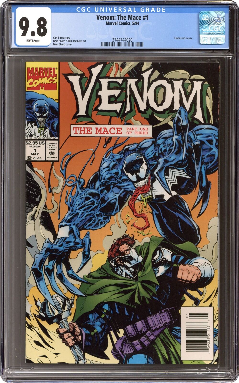 Venom The Mace #1 CGC 9.8 1994 3744744020