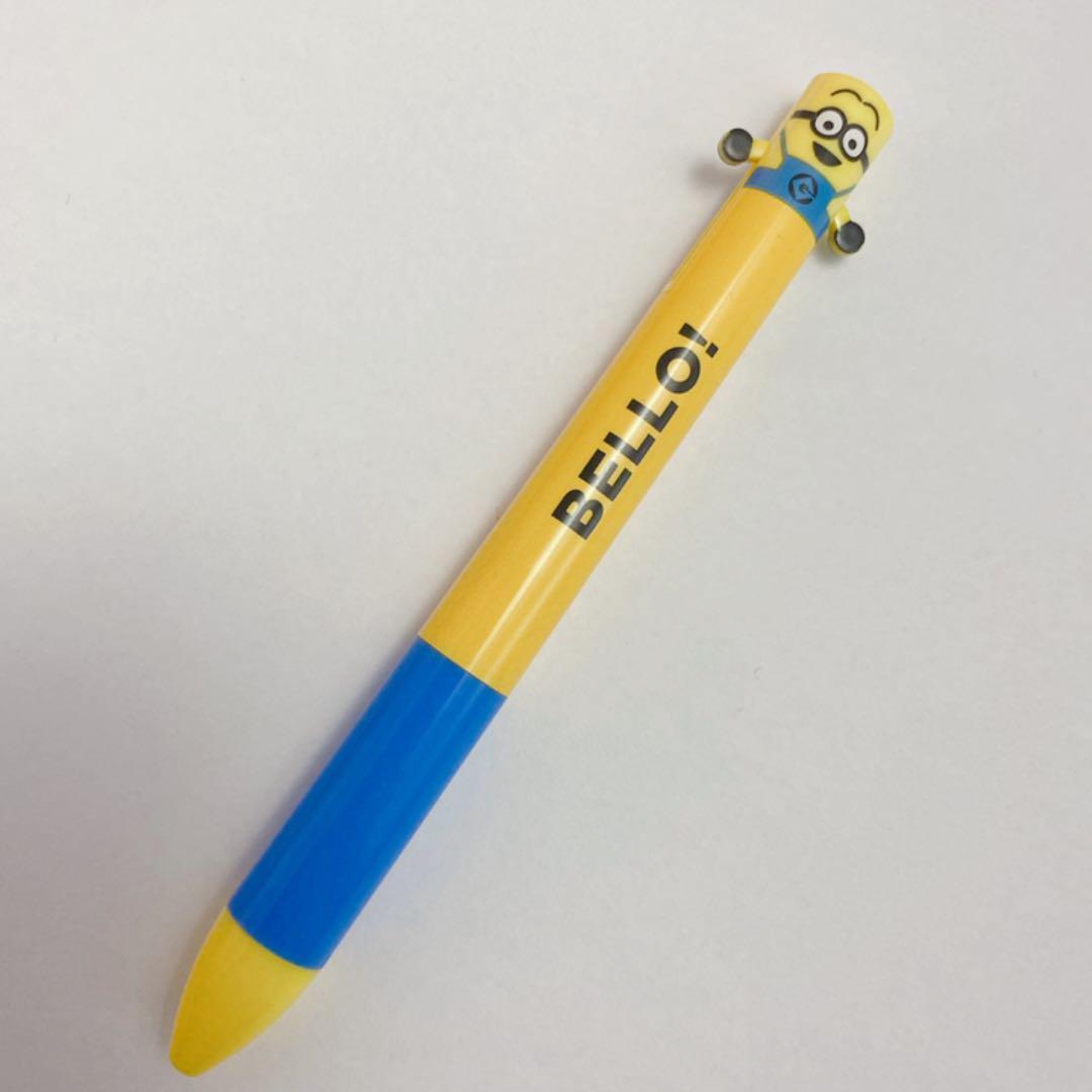 Minions 2 color ballpoint pen #5d71f3