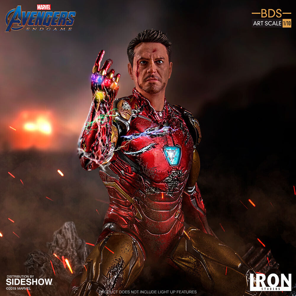 Iron Studios Marvel Avengers Endgame I Am Iron Man Art Scale Statue New In Stock