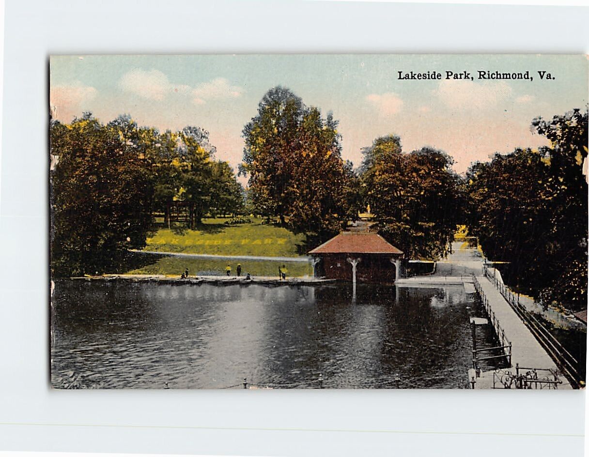 Postcard Lakeside Park Richmond Virginia USA