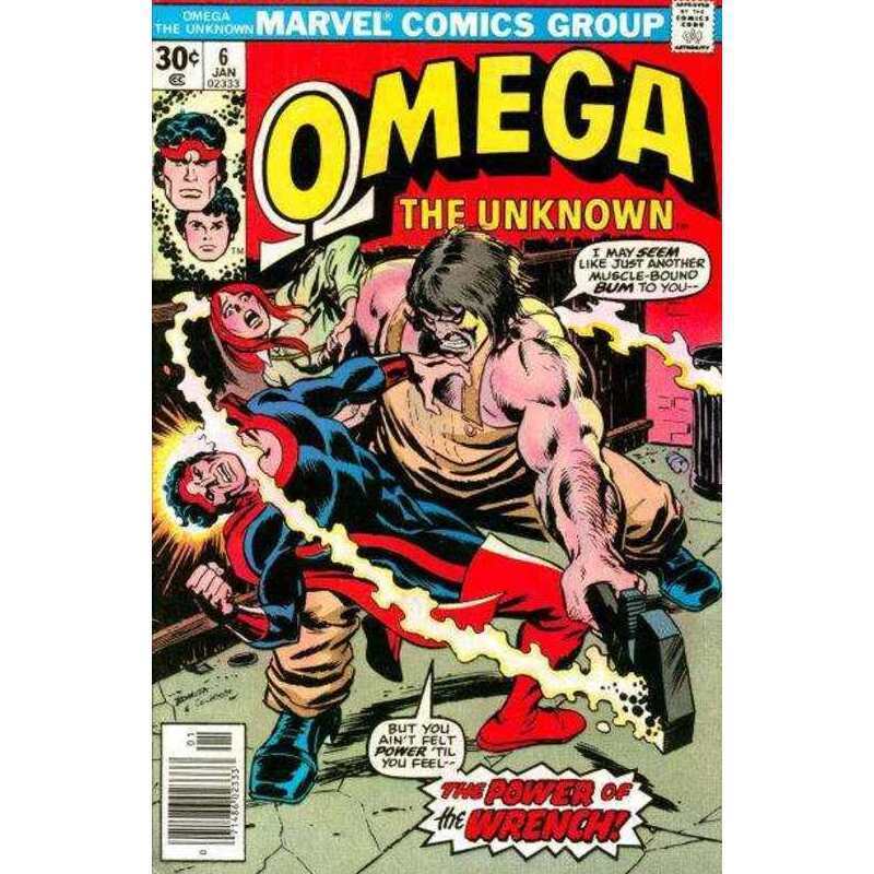 Omega the Unknown #6  - 1976 series Marvel comics Fine+ [n,