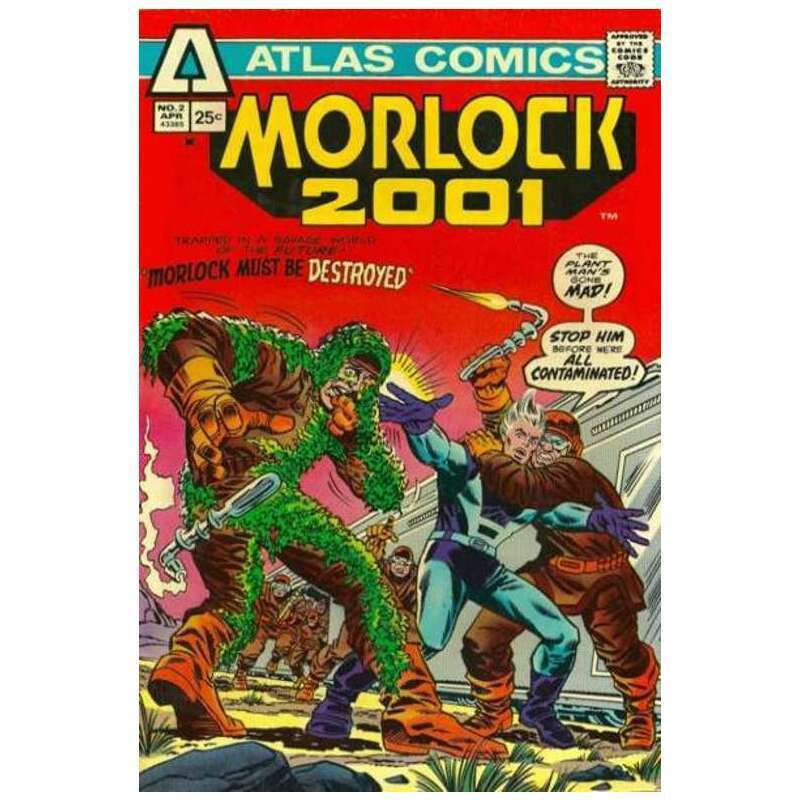 Morlock 2001 #2 Atlas-Seaboard comics VF minus Full description below [i,