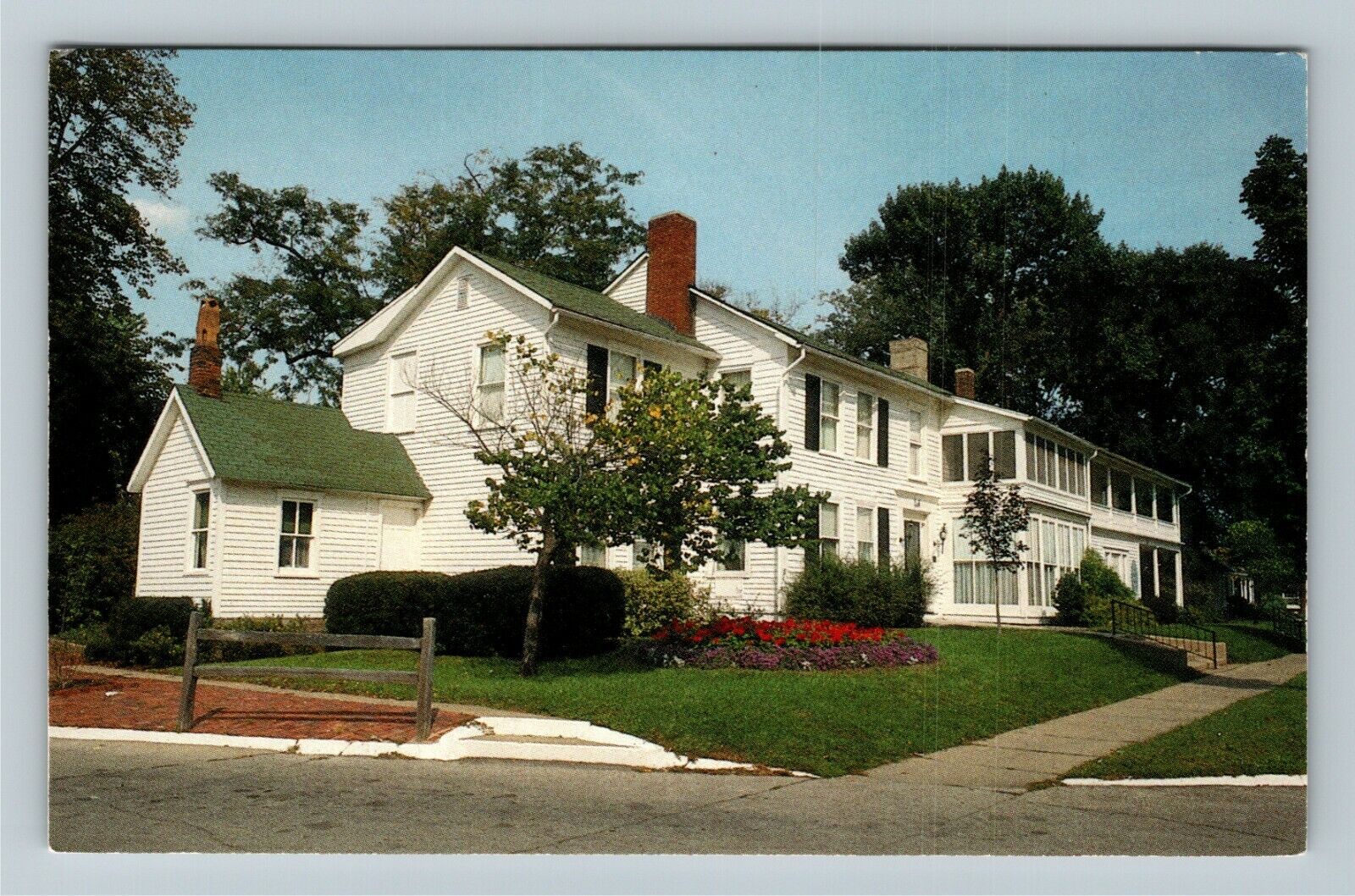 Pella IA-Iowa, Scholte House, Exterior, Across From Park, Vintage Postcard