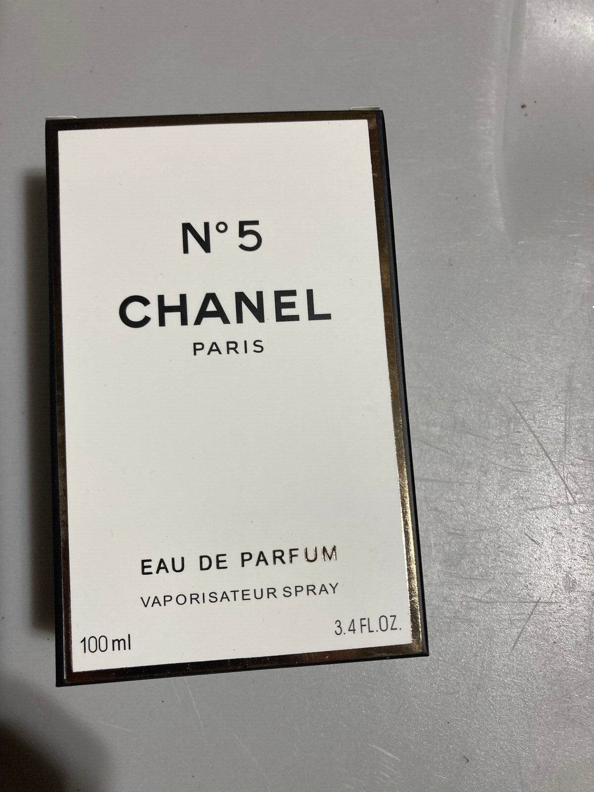 Chanel Number No 5 Eau De Parfum 3.4 oz NOT SEALED-Brand New-Never Used
