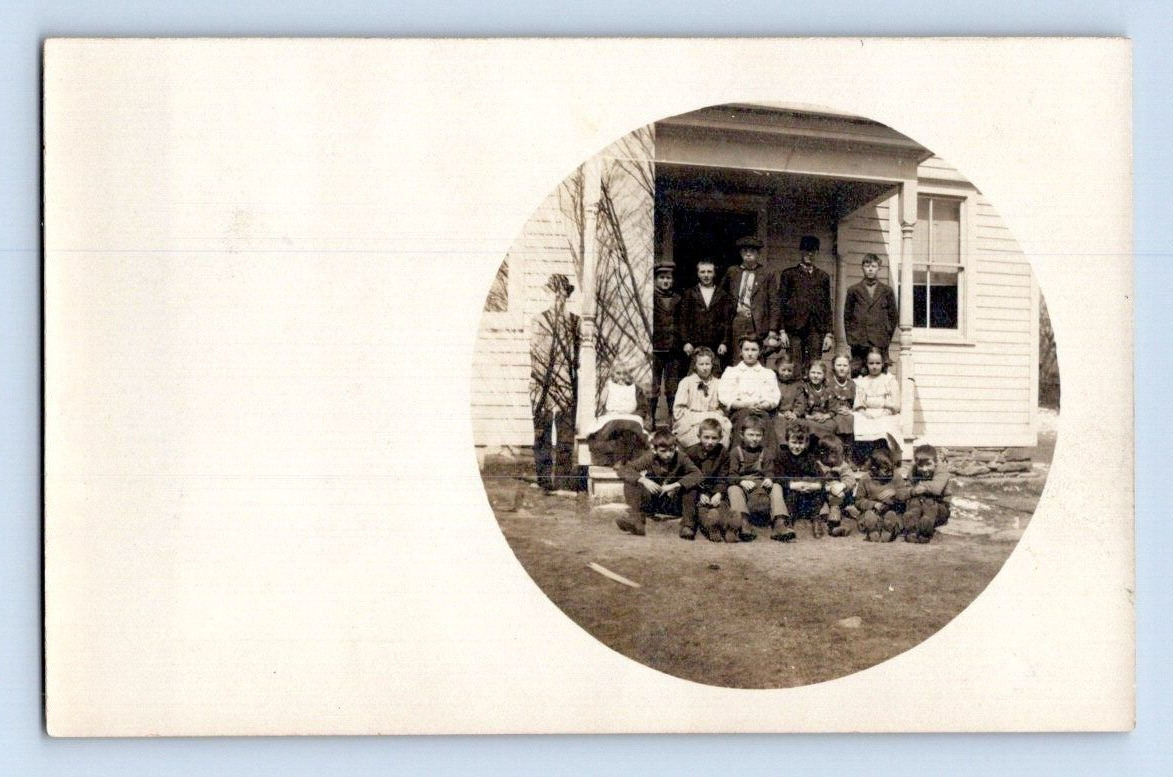 RPPC 1914. GHOST IMAGE ON LEFT. CREEPY. FRANKLIN FORKS, PA. POSTCARD. SC35