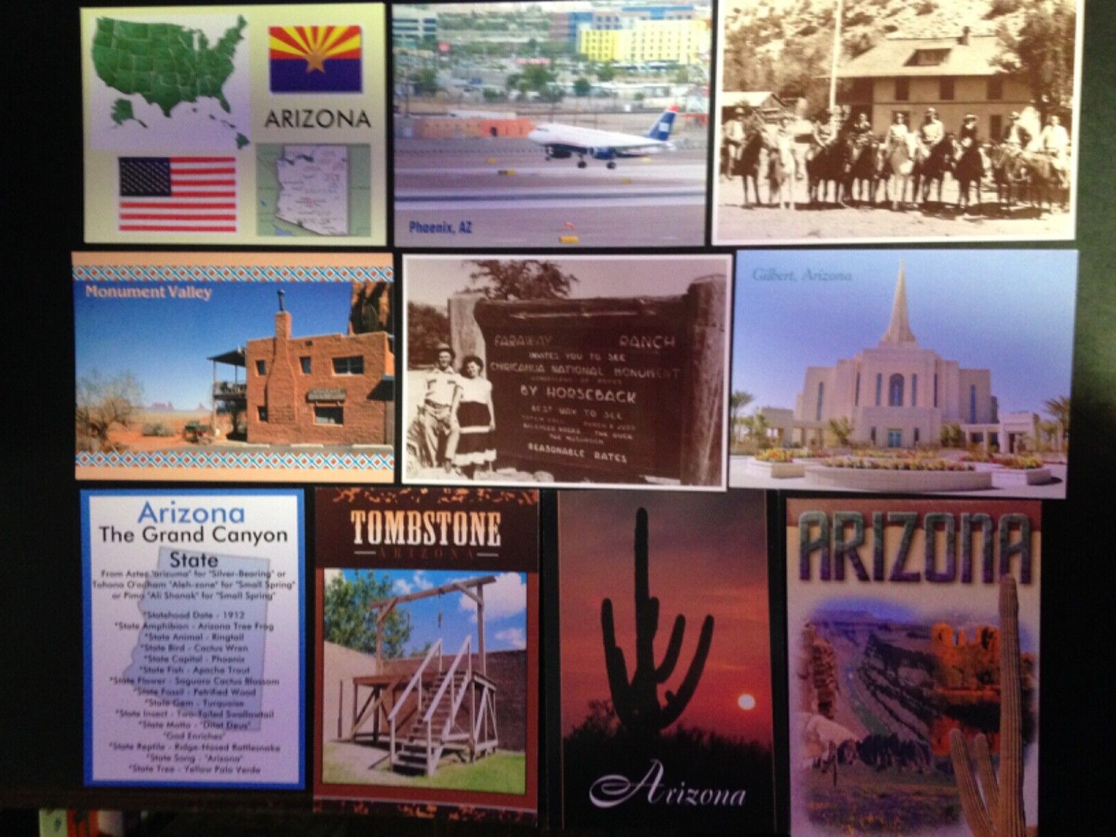 30+ Postcard lot, Arizona, Set 11. Nice