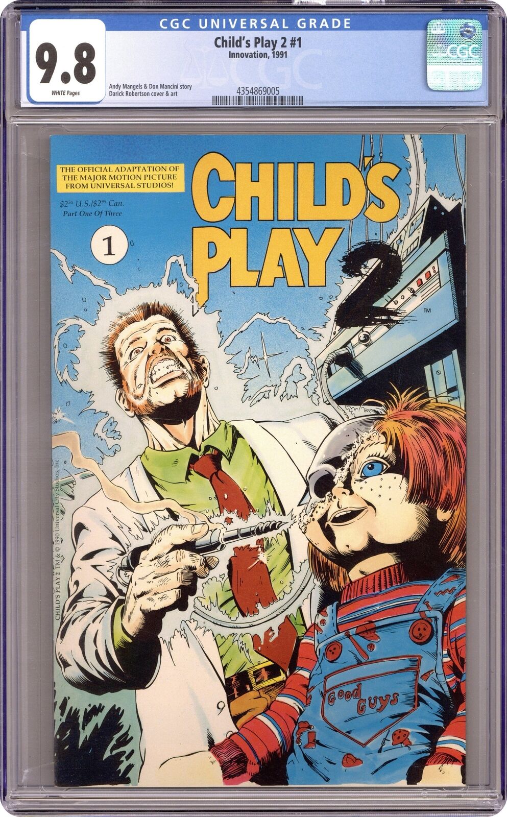 Child's Play 2 #1 CGC 9.8 1991 4354869005