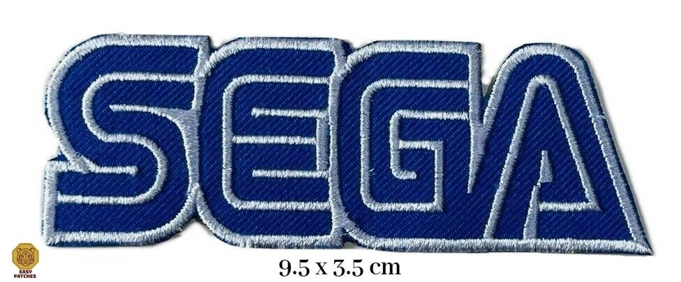 SEGA Game Company Logo Embroidered Iron-On Patch Badge UK Seller