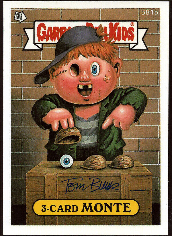 TOM BUNK SIGNED AUTOGRAPHED 8x10 PHOTO GARBAGE PAIL KIDS ARTIST RARE BECKETT BAS