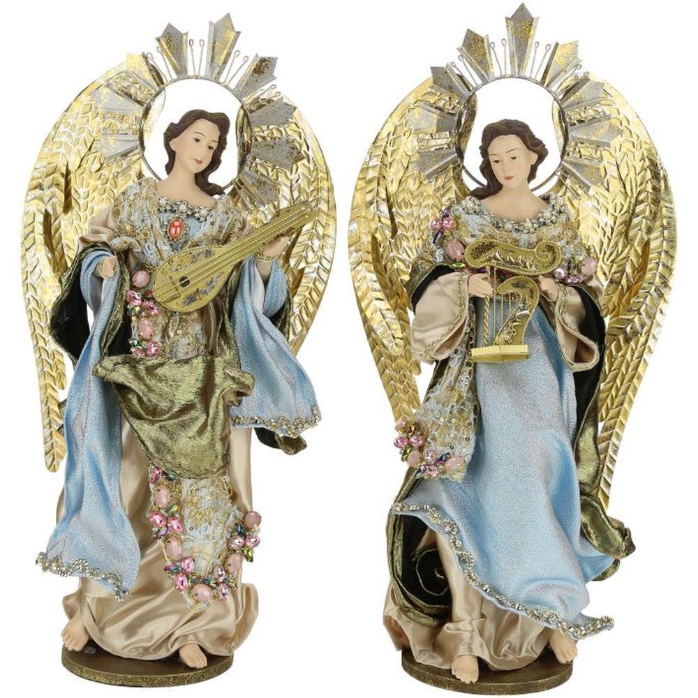 Mark Roberts Christmas 2022 Divine Angel, Assortment Of 2 17 Inches