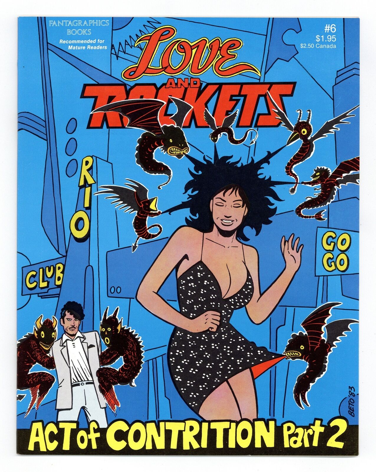 Love and Rockets Magazine #6 FN/VF 7.0 1984
