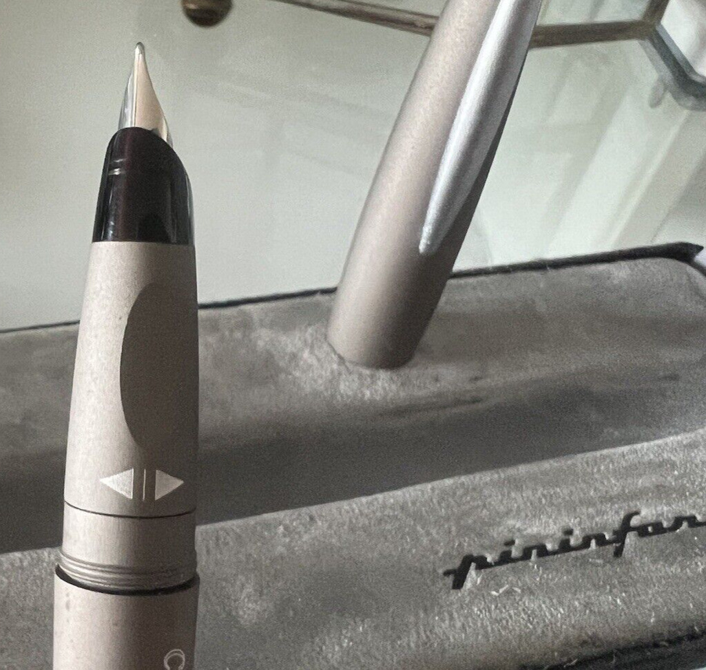 Pininfarina Pen Fountain Pen Aluminium IN Cartridge City' By Torino Never Used