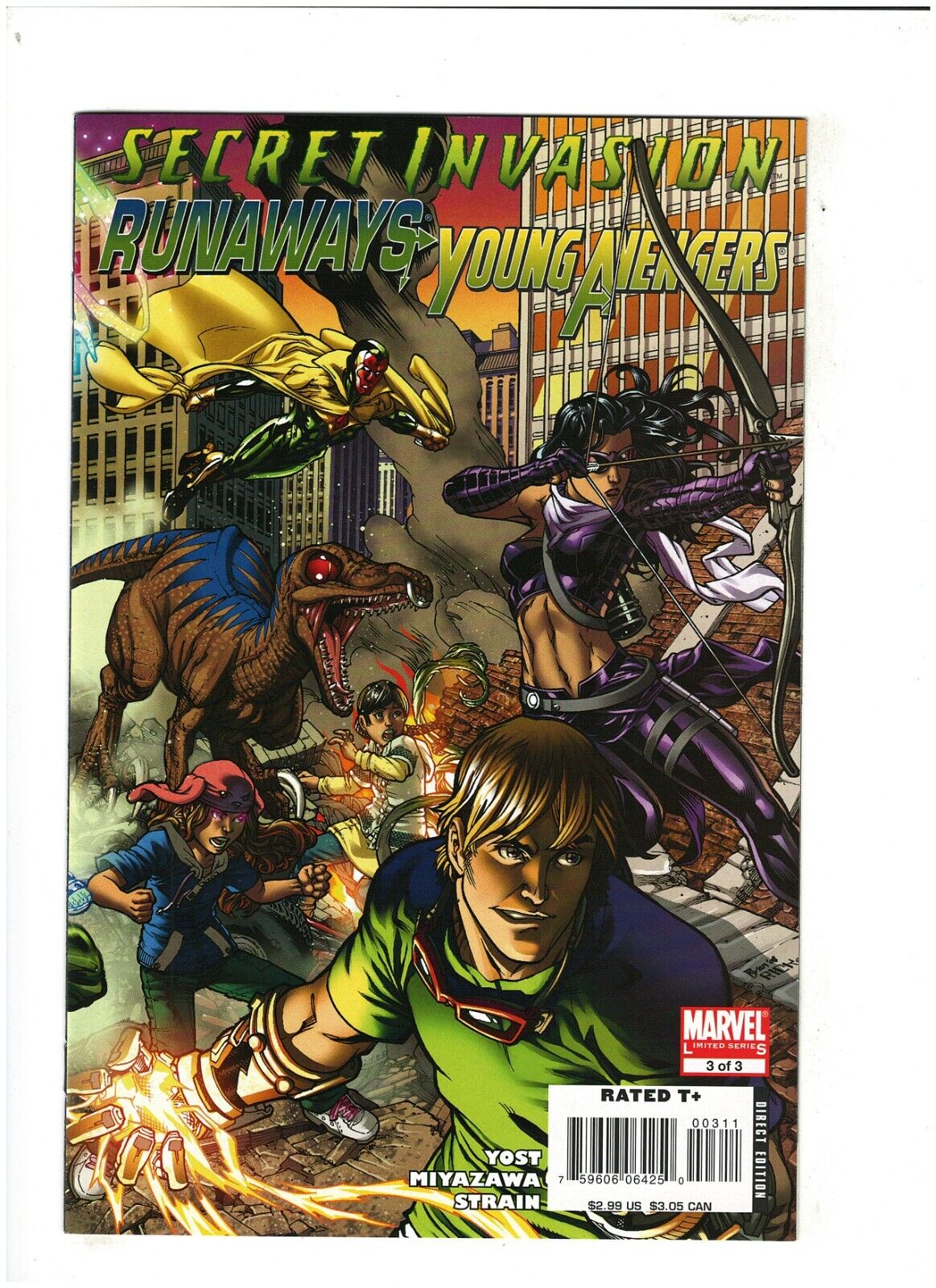 Secret Invasion: Runaways /Young Avengers #3 NM- 9.2 Marvel Comics 2008