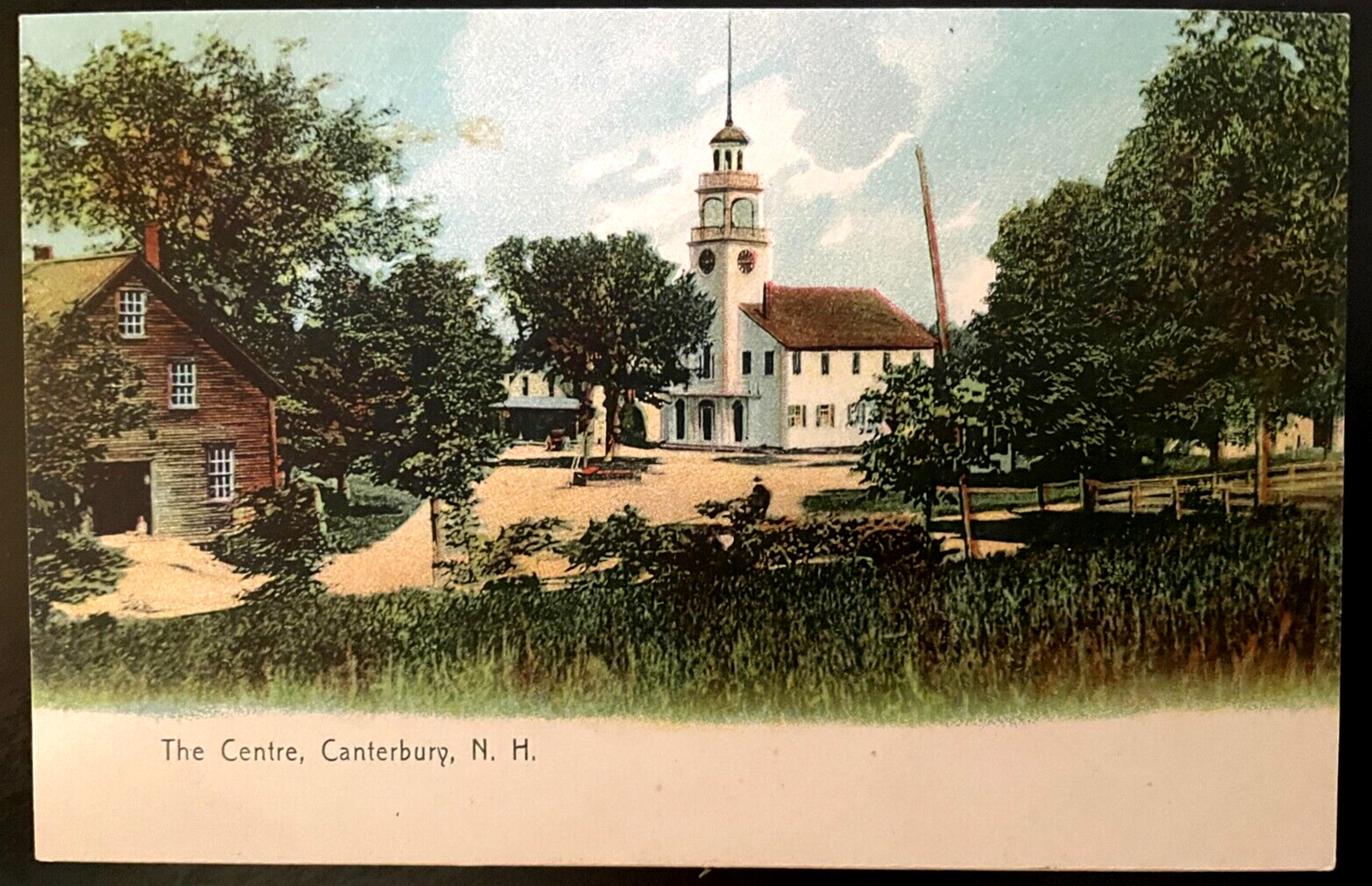 Vintage Postcard 1901-1907 The Centre, Canterbury, New Hampshire (NH)