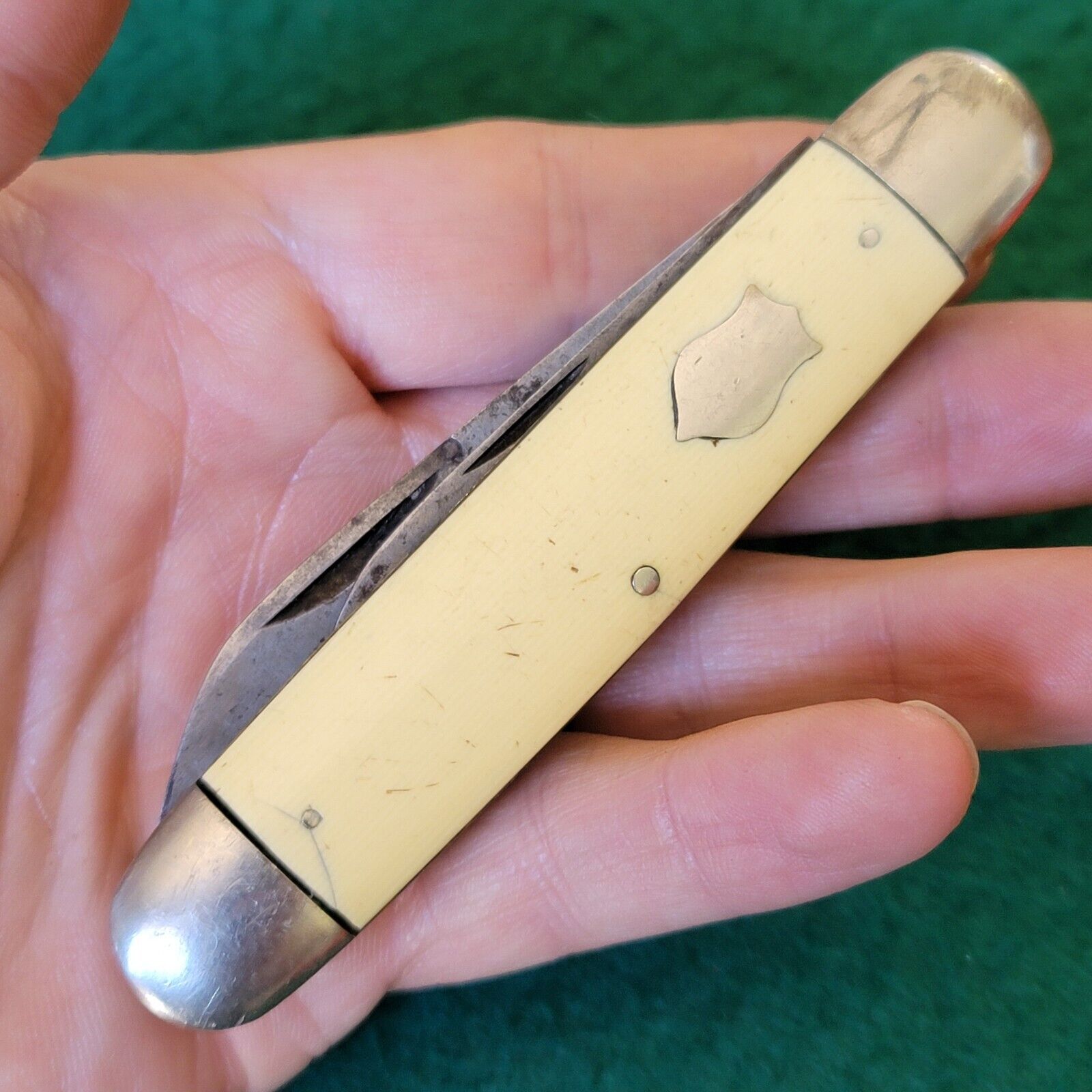 Old Vintage Antique Cattaraugus Jumbo Cigar Jack Folding Pocket Knife