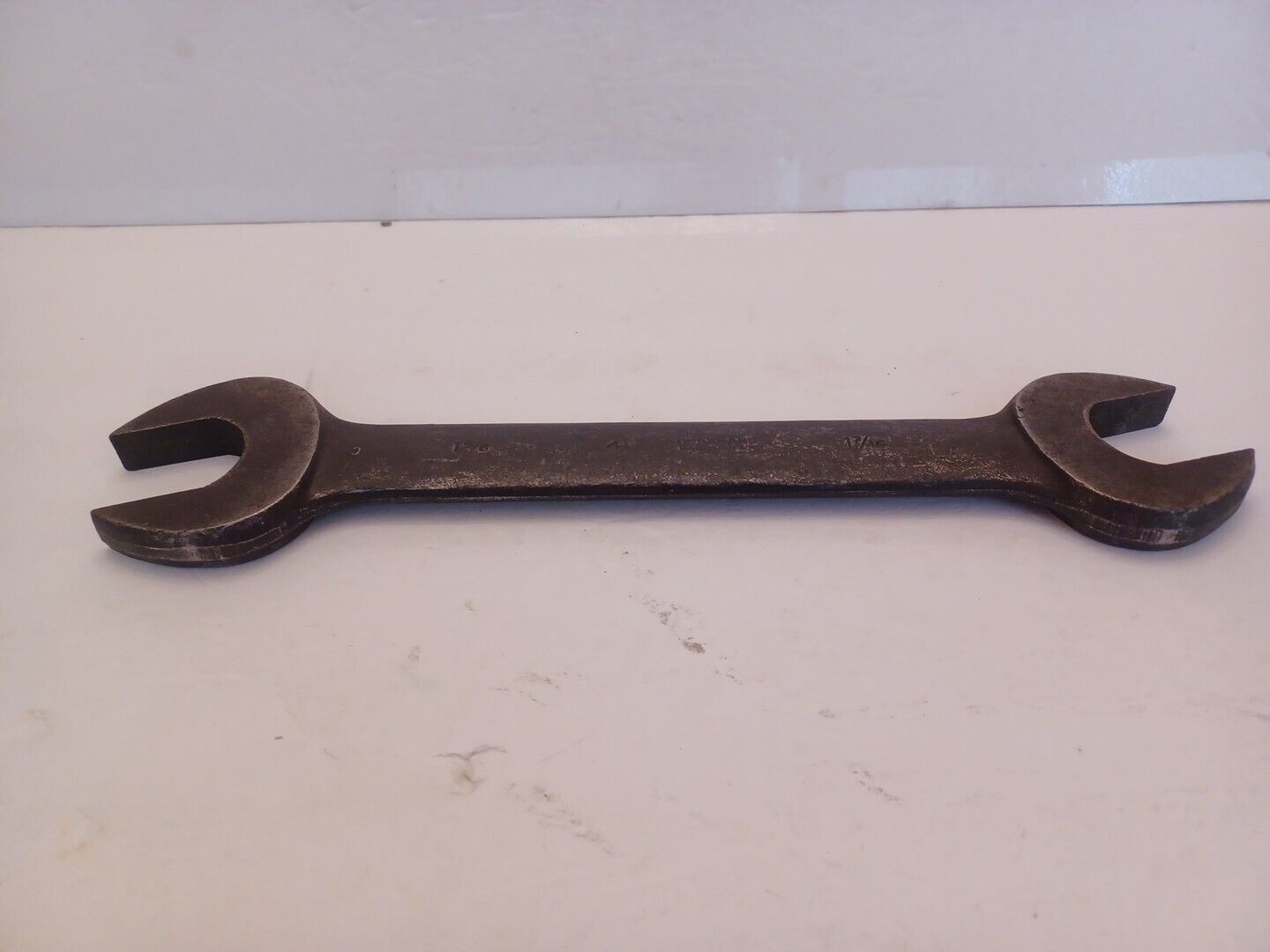 Antique Herbrand Offset Open End Wrench #41 SIZE 1 7/16\