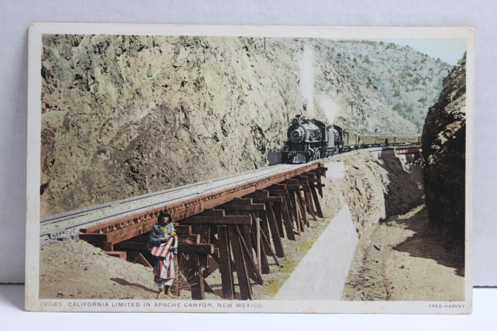 California Limited in Apache Canyon New Mexico Fred Harvey