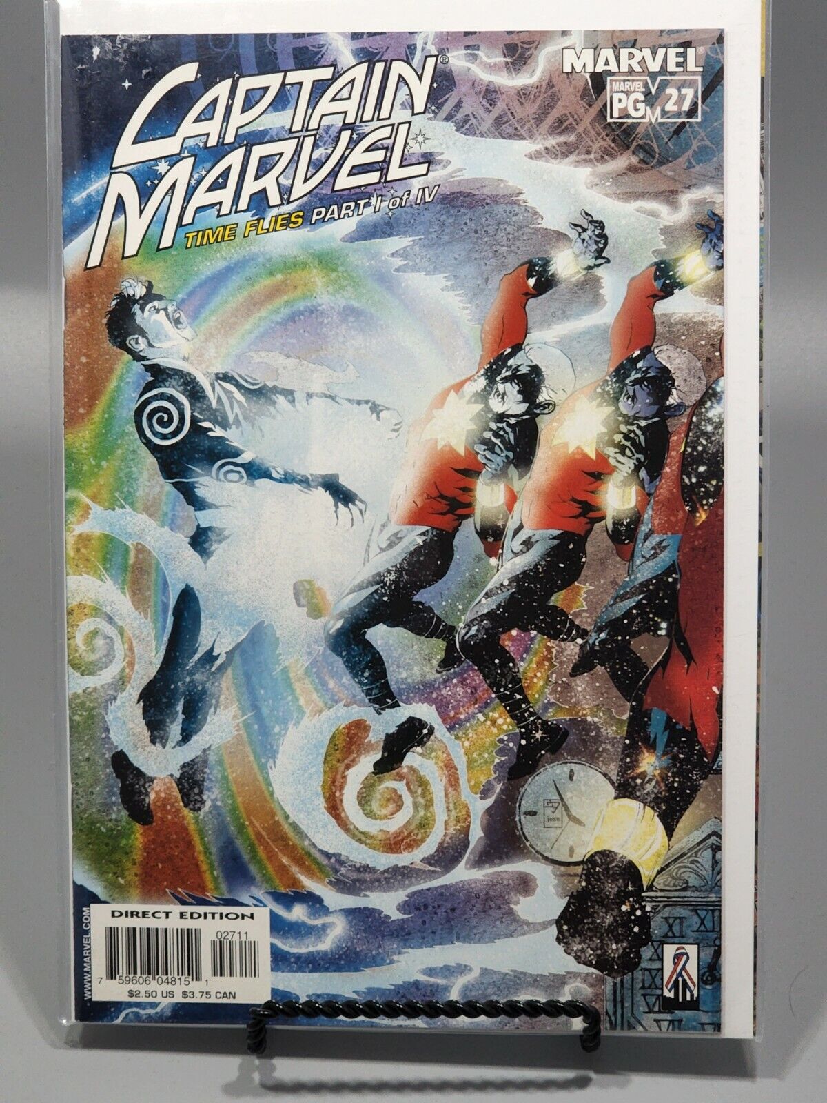 Captain Marvel #27 2002 Marvel Comics Time Flies Part 1 VF/NM 9.0