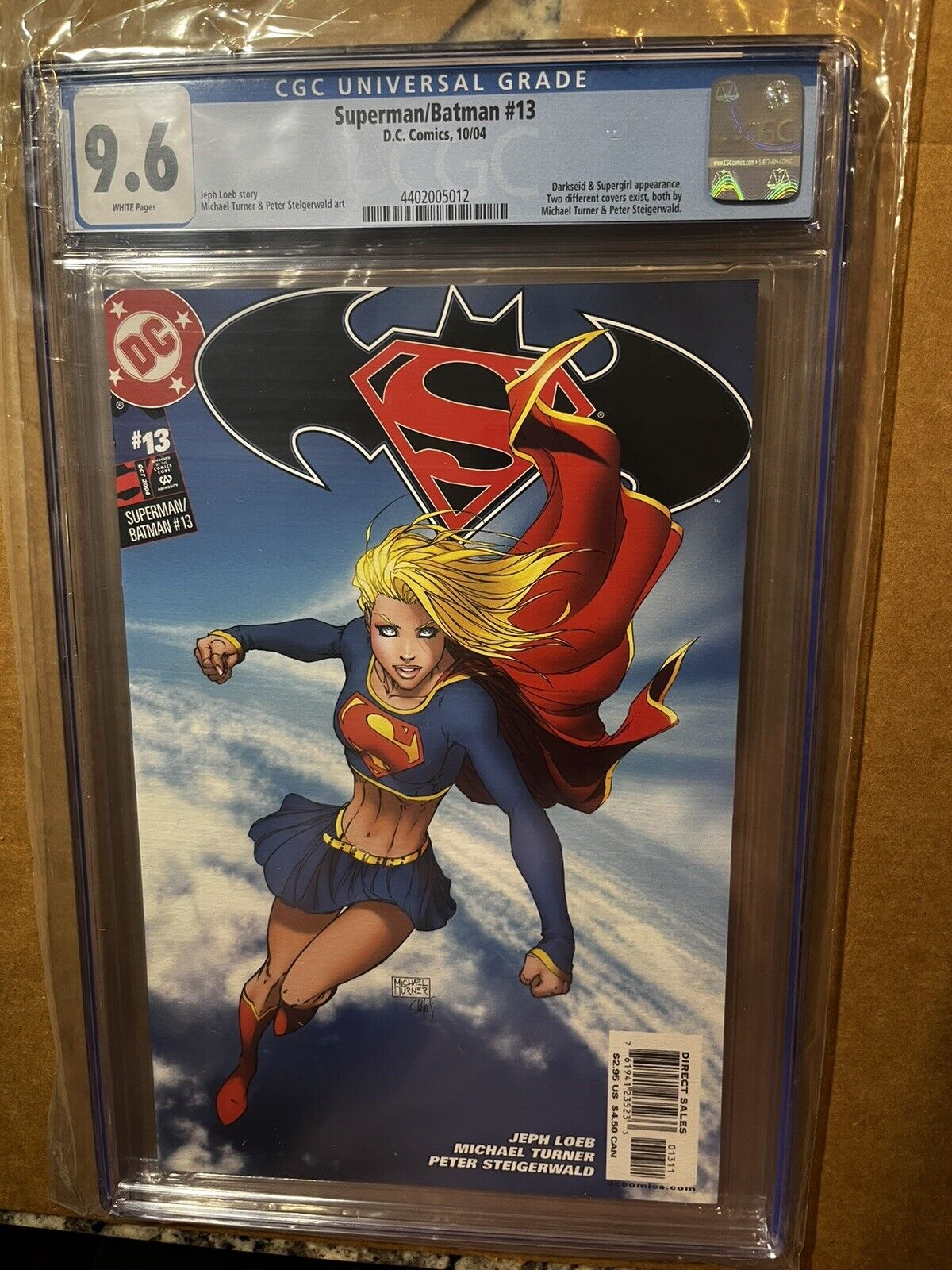 SUPERMAN/BATMAN #13 Supergirl Jeph Loeb 2004 DC comics CGC 9.6 NM+