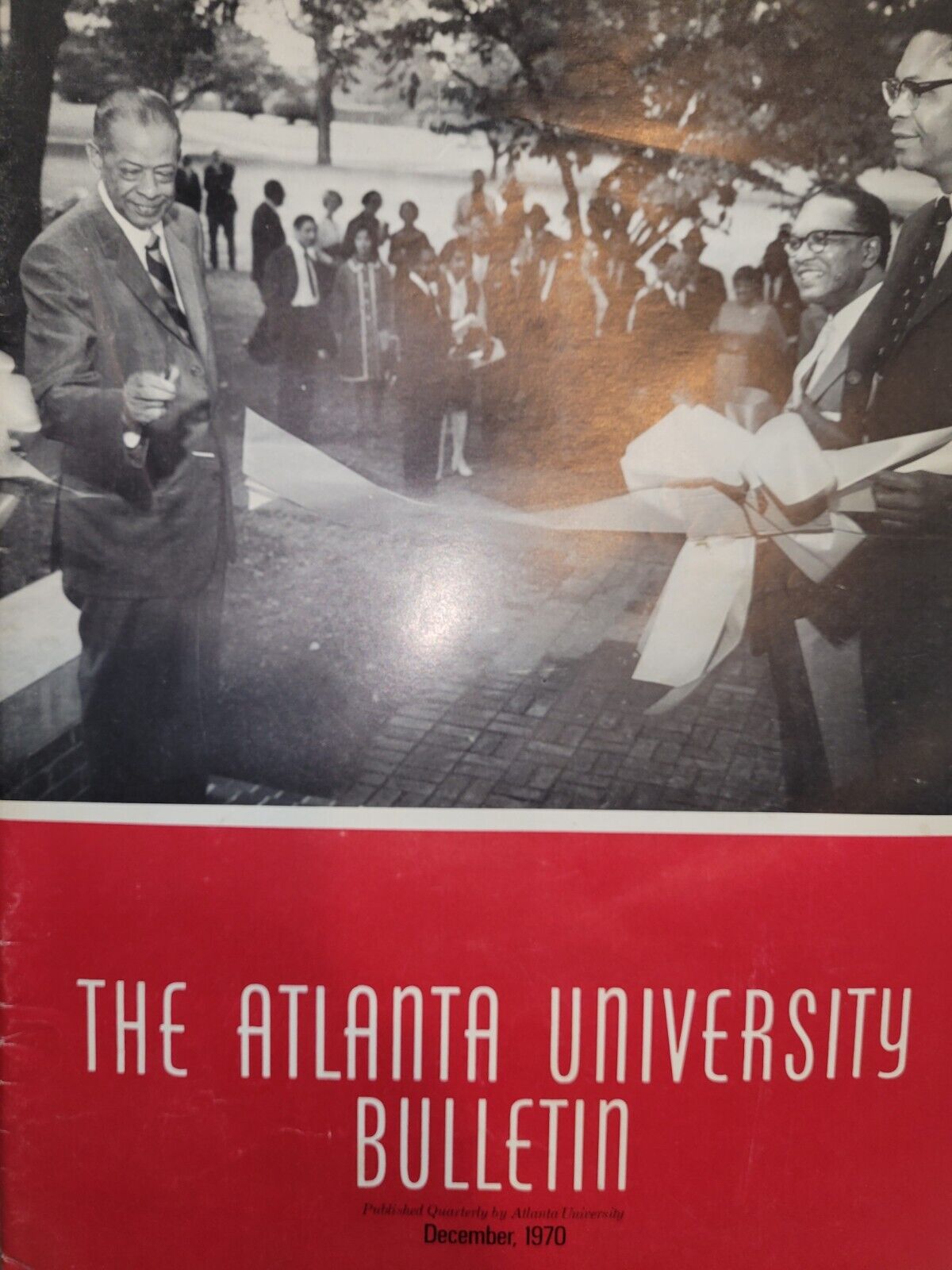 Super Rare Vintage the Atlanta University Bulletin December 1970