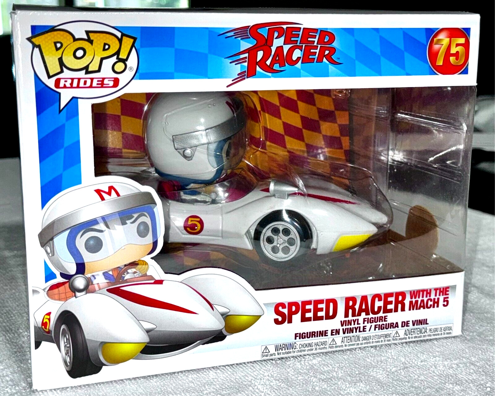 Funko Pop Animation: Speed Racer - Speed Racer with Mach 5 Vinyl Figure #75🔥🔑