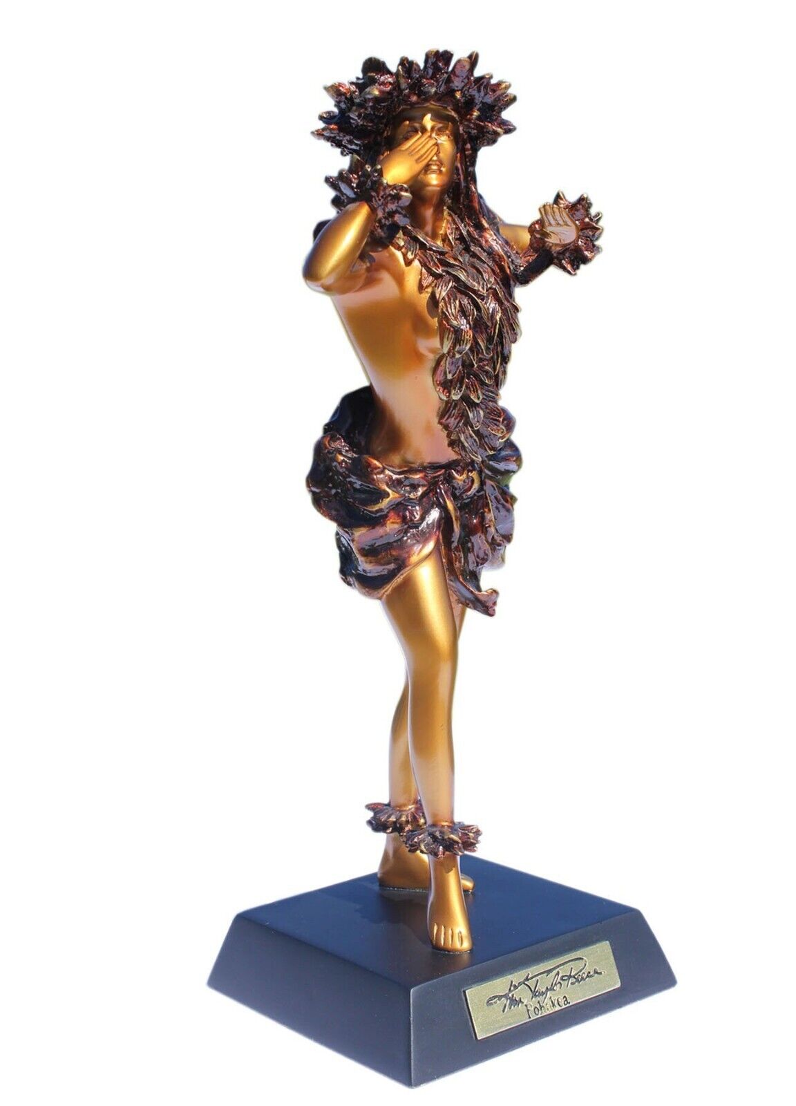 Kim Taylor Reece Cold Cast Resin Statue Pohakea “Dawn’s Light”