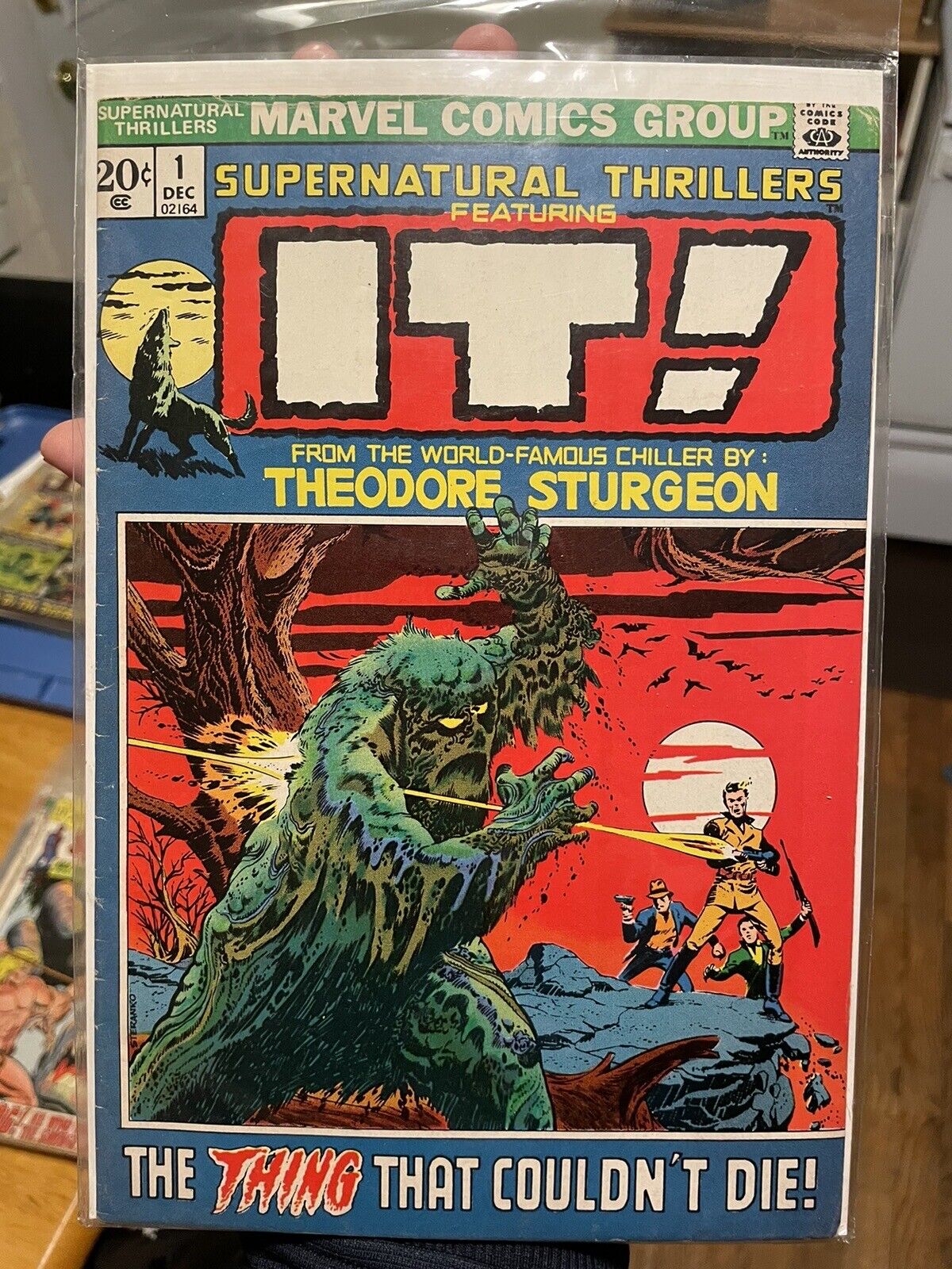 Supernatural Thrillers #1 Featuring IT Marvel Comics 1972