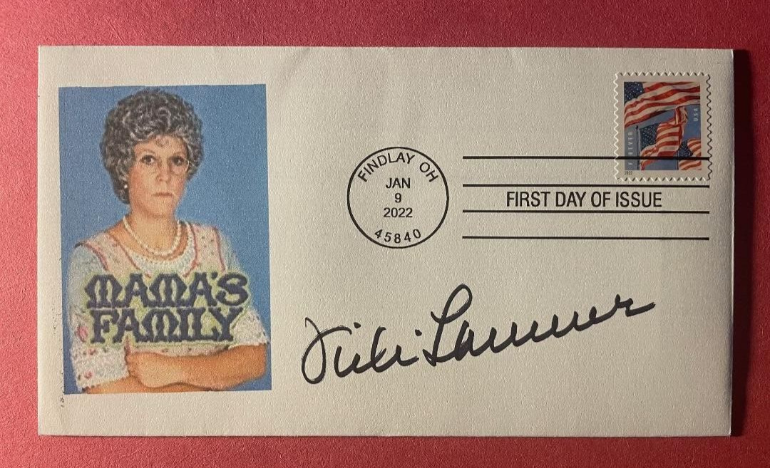 SIGNED VICKI LAWRENCE FDC AUTOGRAPHED FIRST DAY COVER - MAMA'S FAMILY