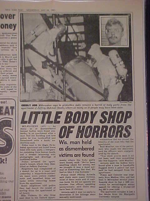 VINTAGE NEWSPAPER HEADLINES ~ MURDER SERIAL KILLER JEFFREY DAHMER ARRESTED  1991