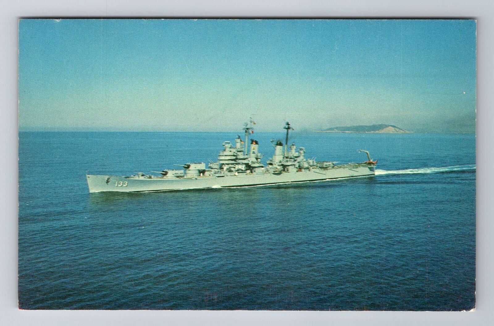 USS Toledo, Ship, Transportation, Antique, Vintage Souvenir Postcard