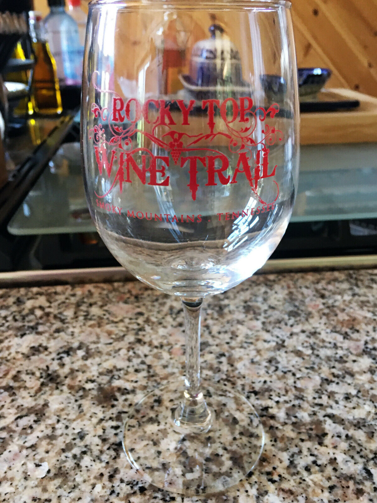 Rocky Top Wine Trail Wine Glass