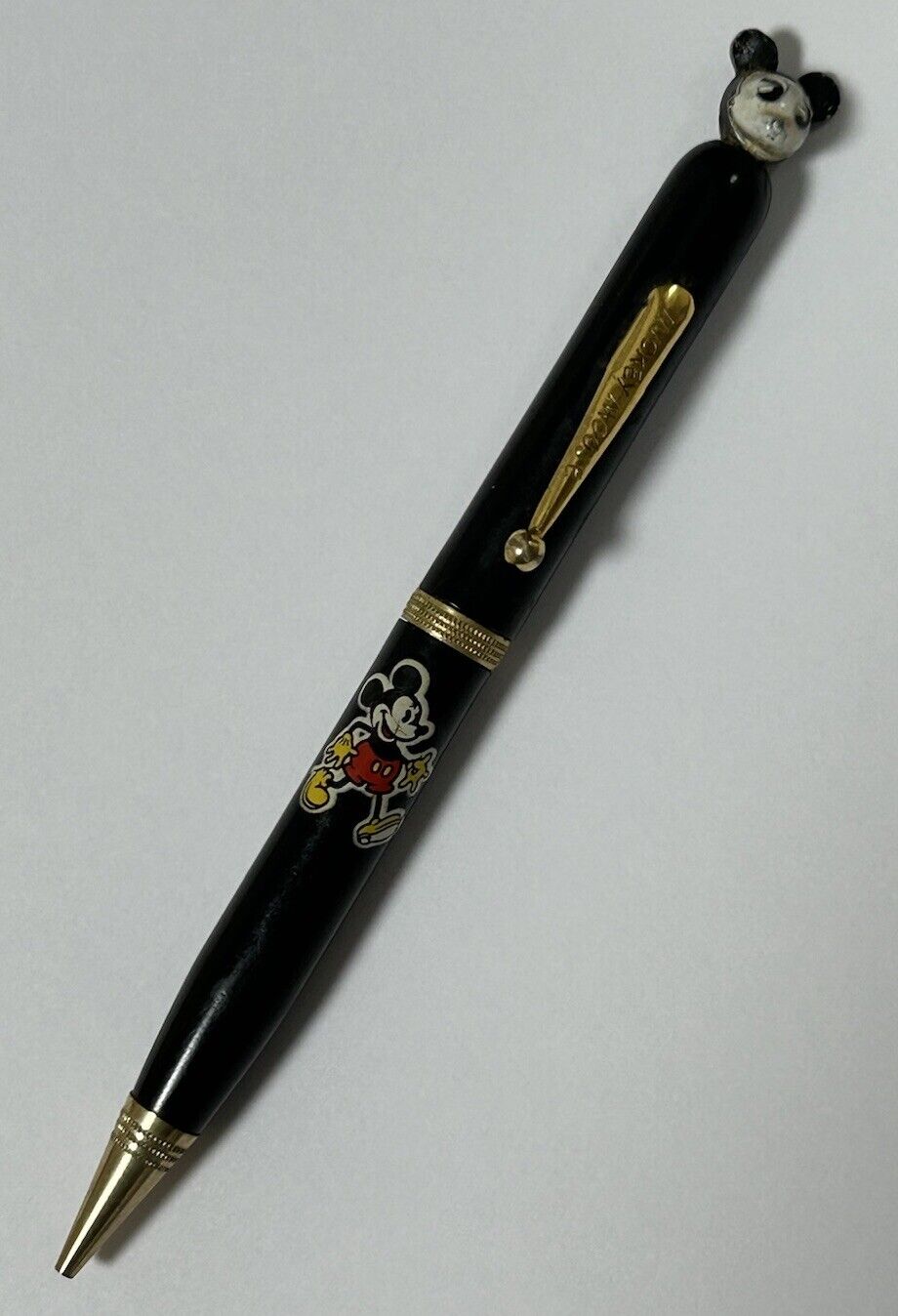 Vintage 1930s Mickey Mouse Mechanical Pencil Inkograph Walt Disney Rare Working