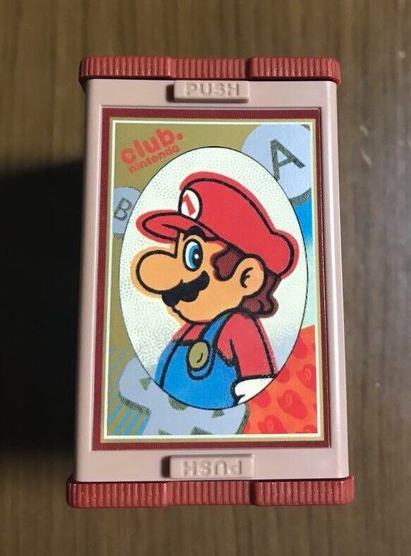 Club Nintendo Limited Super Mario Hanafuda Playing card Japan NEW