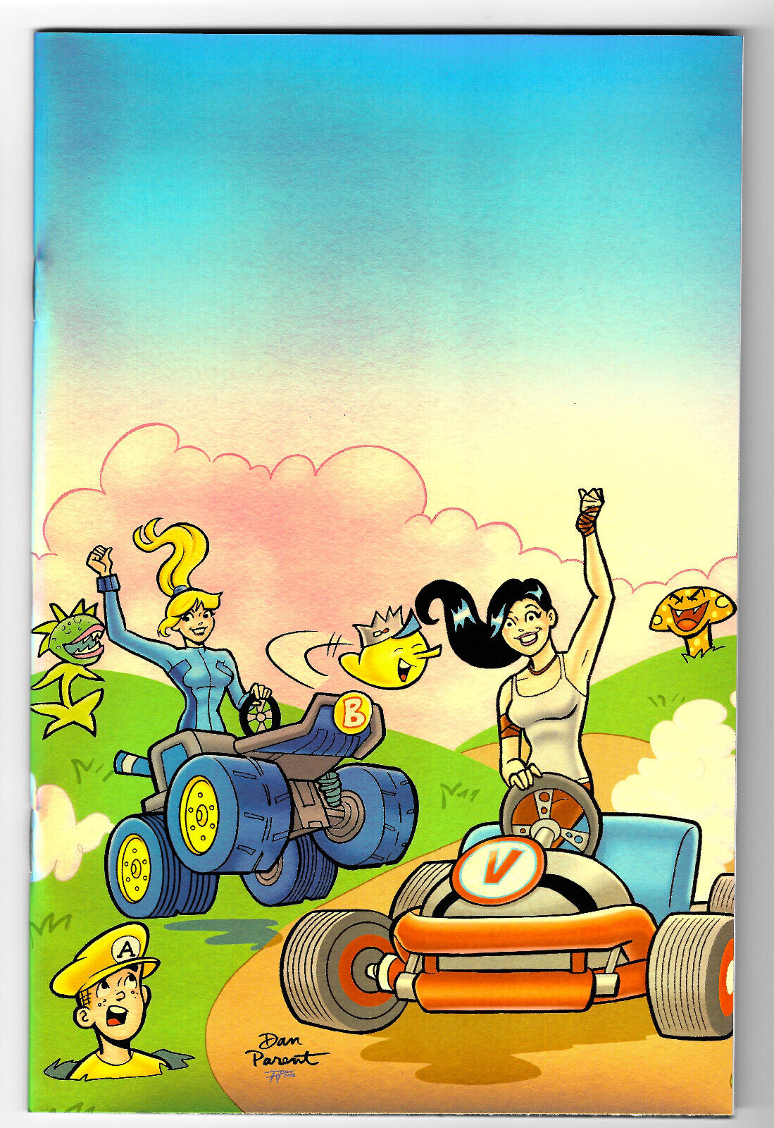 B&V: Friends Forever: Game On #1 Dan Parent Mario Kart Foil Variant NM