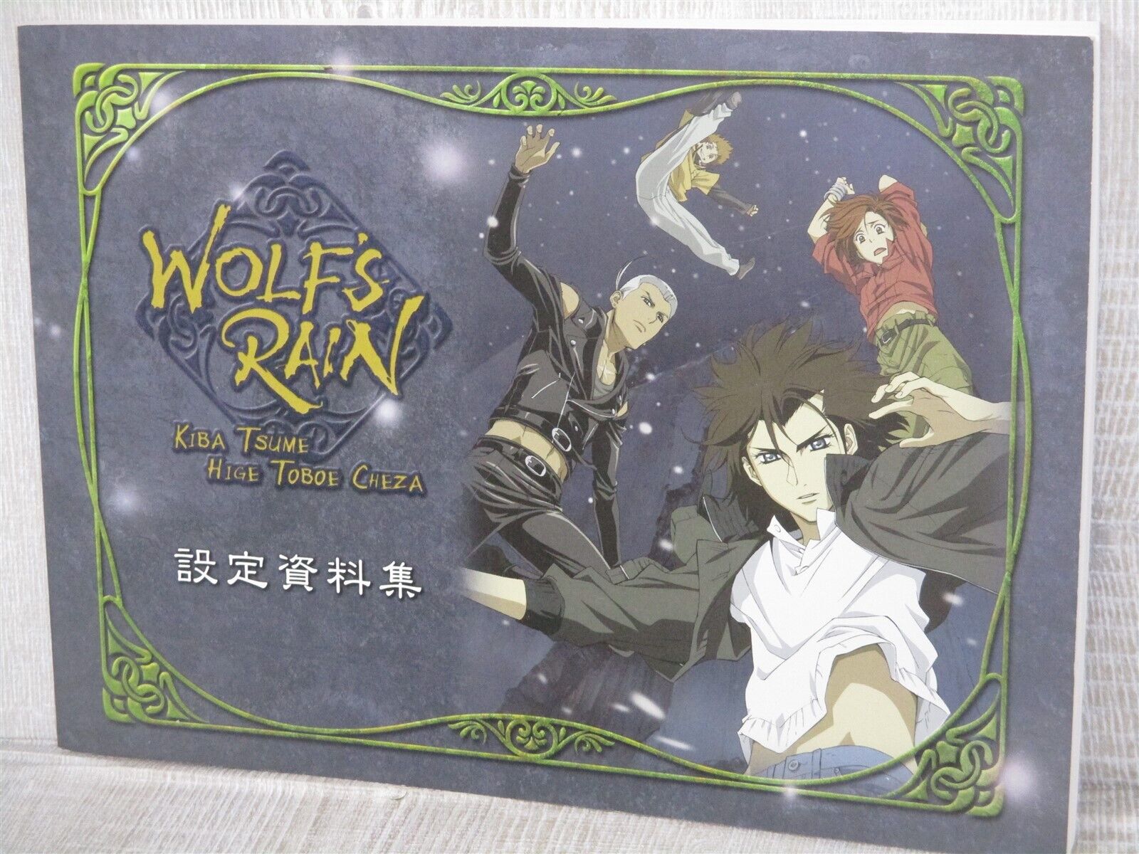 WOLF\'S RAIN Art Book Model Sheet Tsunenori Saito TOSHIHIRO KAWAMOTO SeeCondition