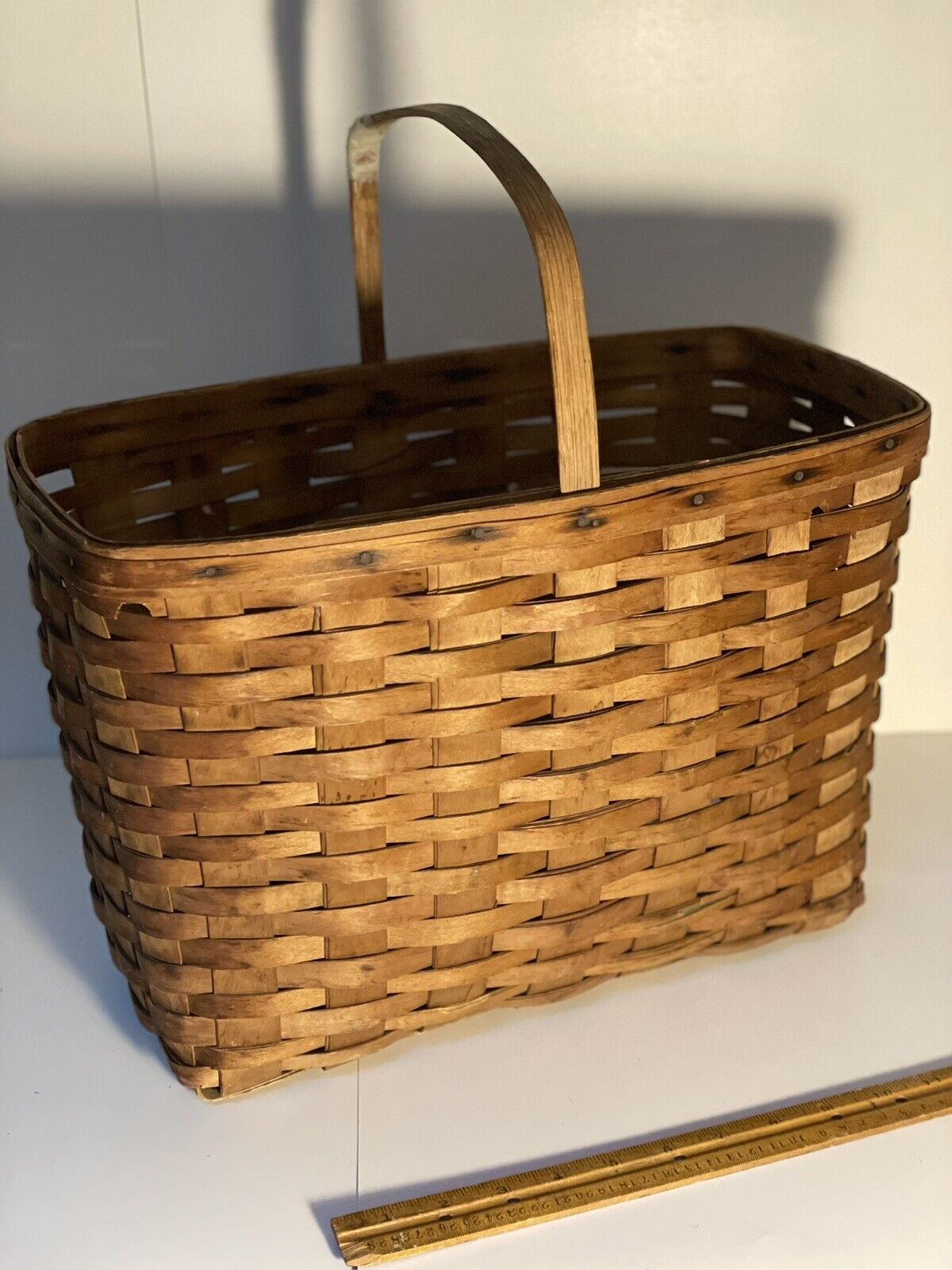 RARE Longaberger JW Bread & Milk Basket - Made By John Wendell himself J W