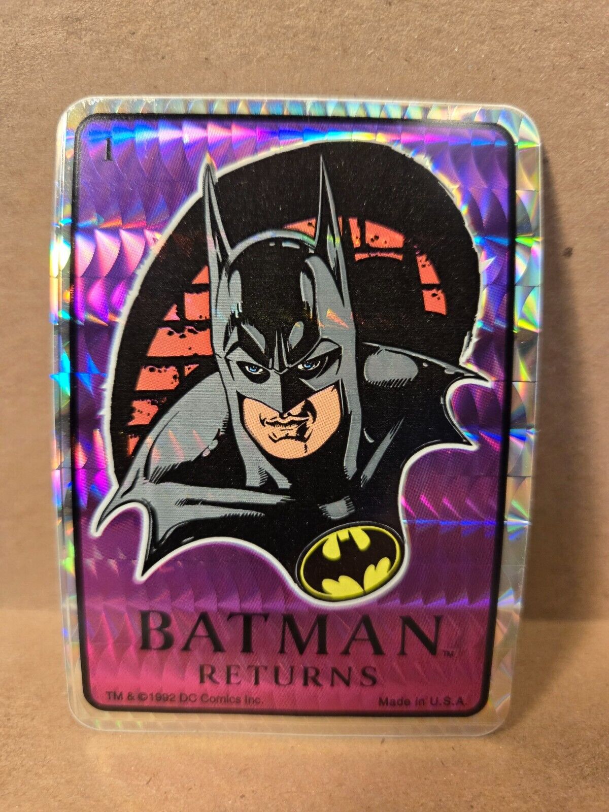 1992 D C Comics Batman Returns Prizm Vending Machine Selection Pick & Choose