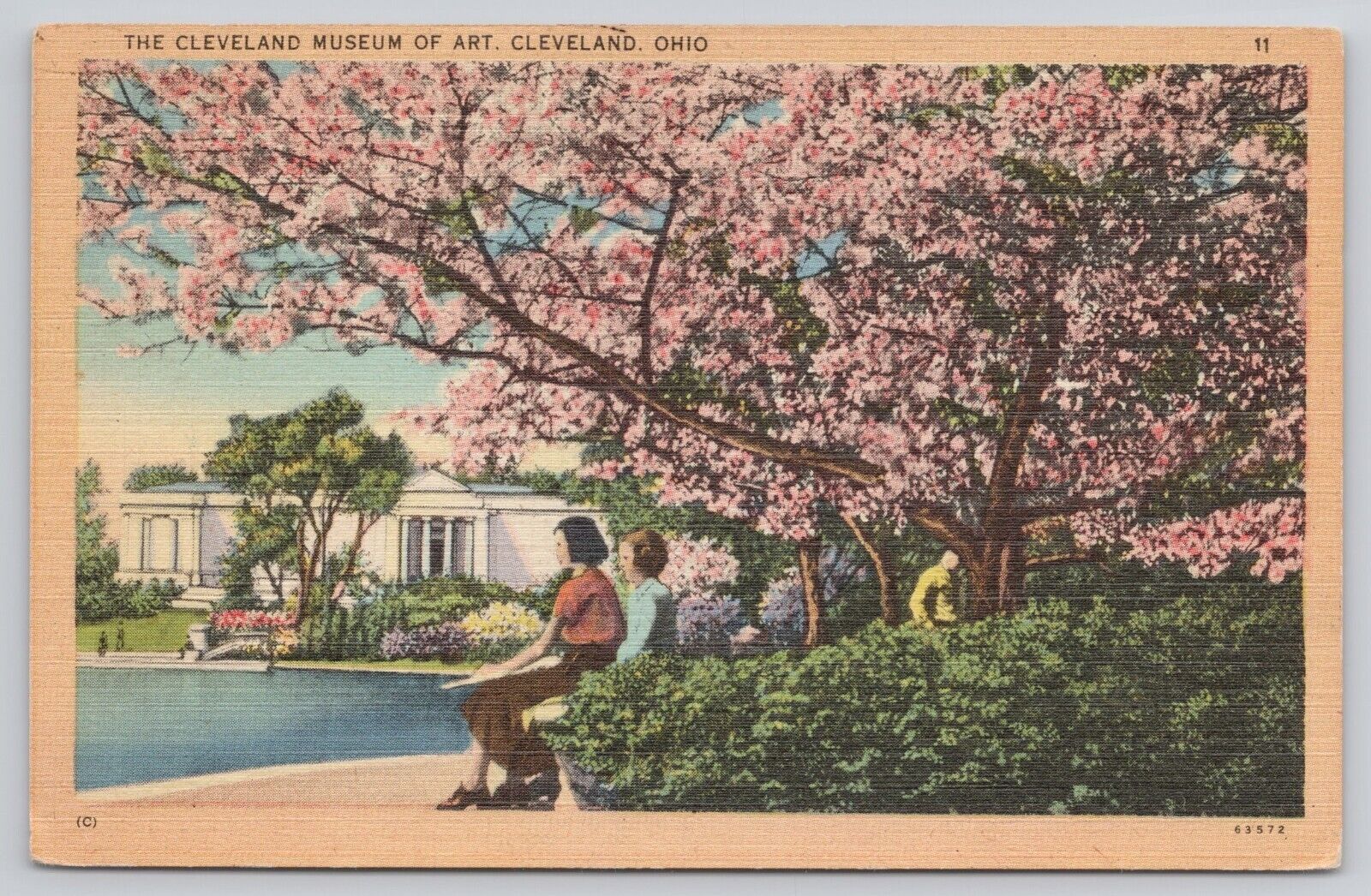 Postcard the Cleveland, Museum of Art, Cleveland, Ohio