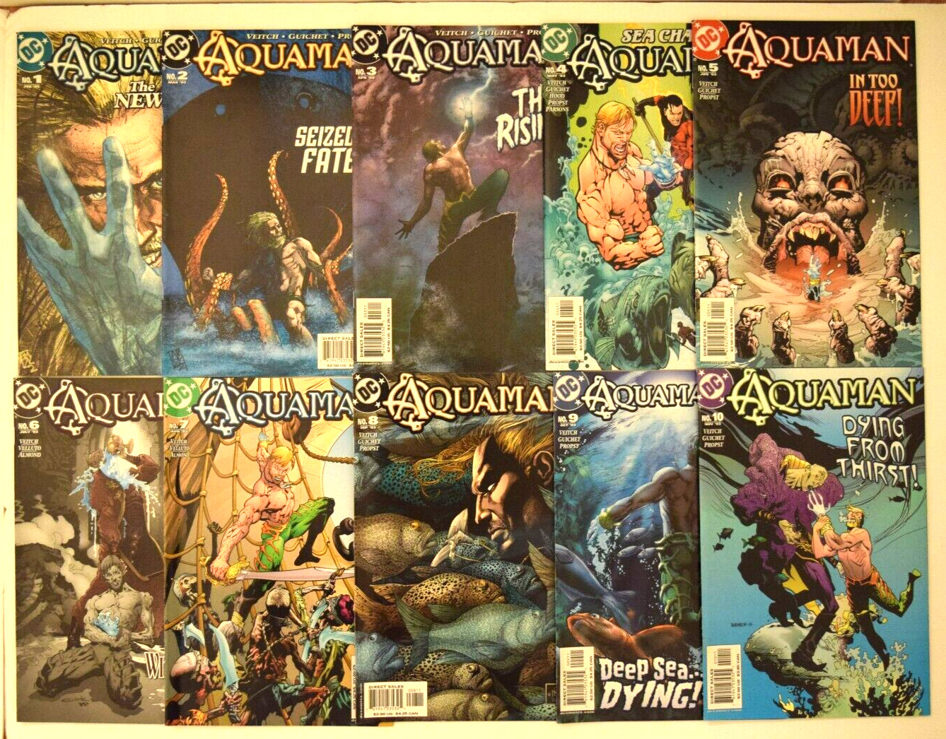AQUAMAN (2003) 20 ISSUE COMIC RUN 1-20  DC COMICS