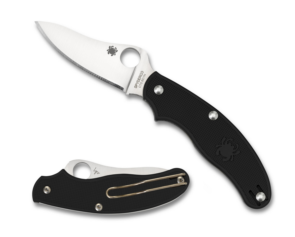 Spyderco Knives UK Pen Lightweight Black FRN BD1N C94PBK3 Stainless Pocket Knife