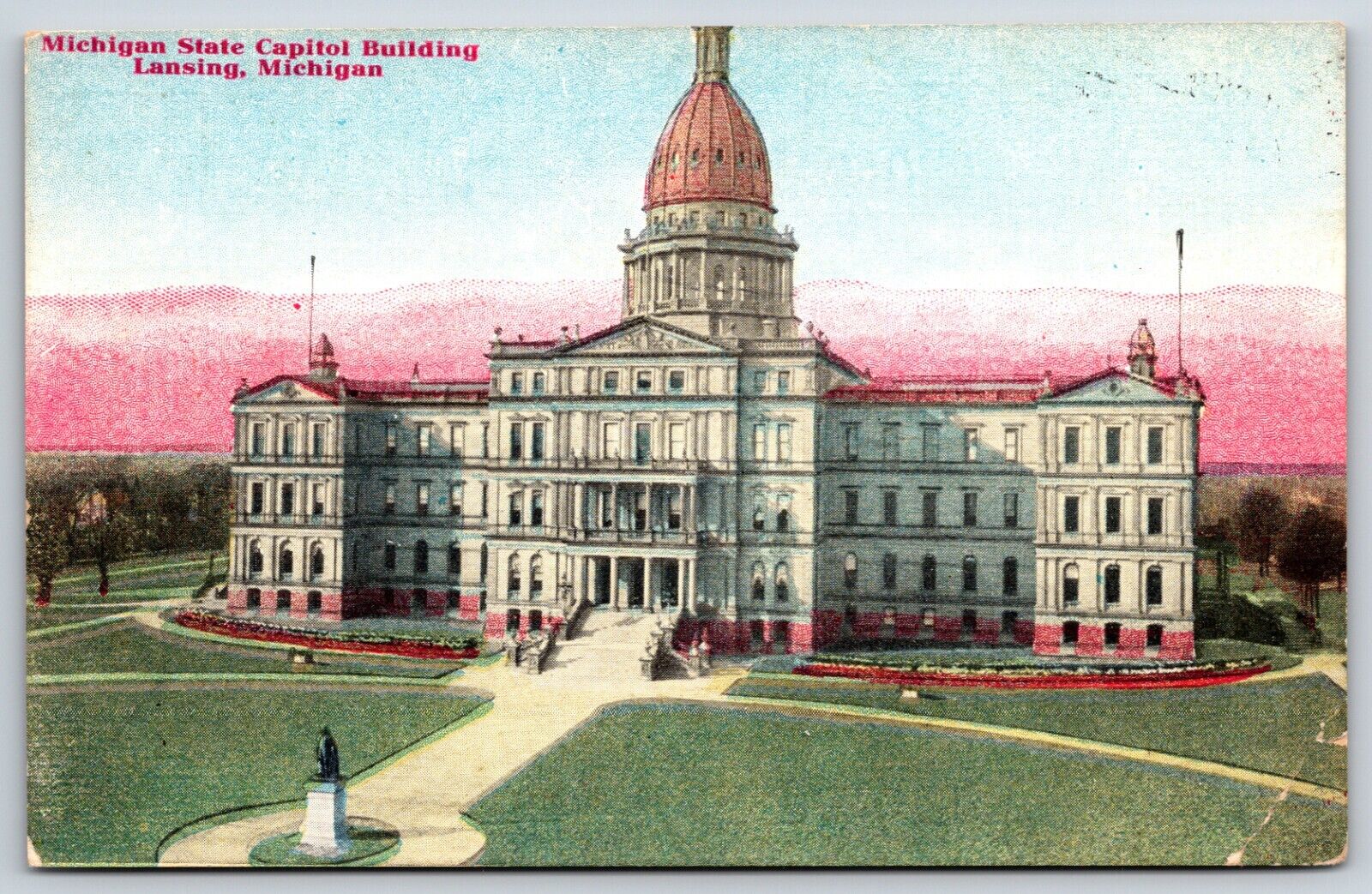 Postcard Michigan State Capitol Building, Lansing, Michigan Unposted
