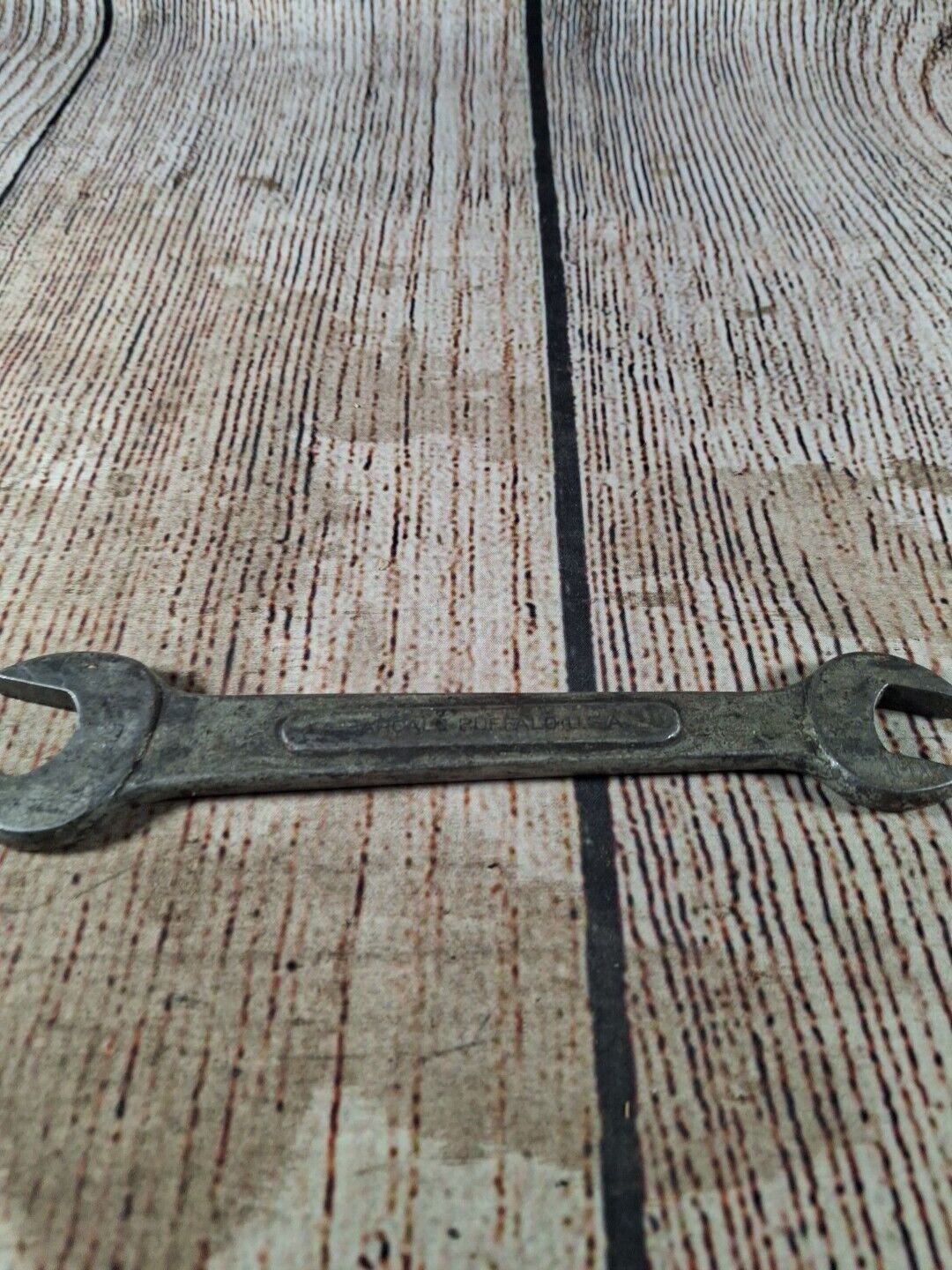 Vintage 3/4 And 5/8 Inch Combo Box Wrench Barcalo Buffalo U.S.A